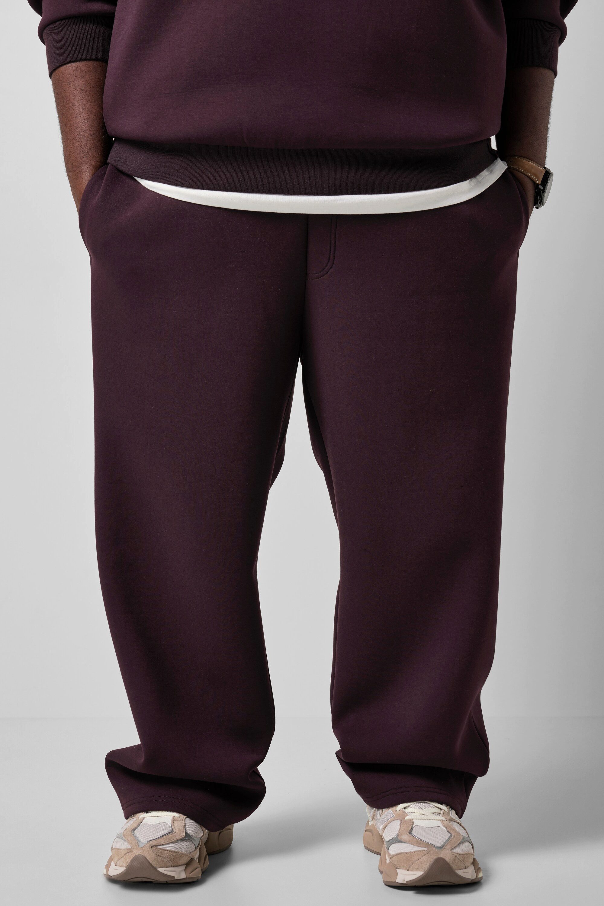 STHUGE Sweathose Sweathose Baggy Fit Elastikbund