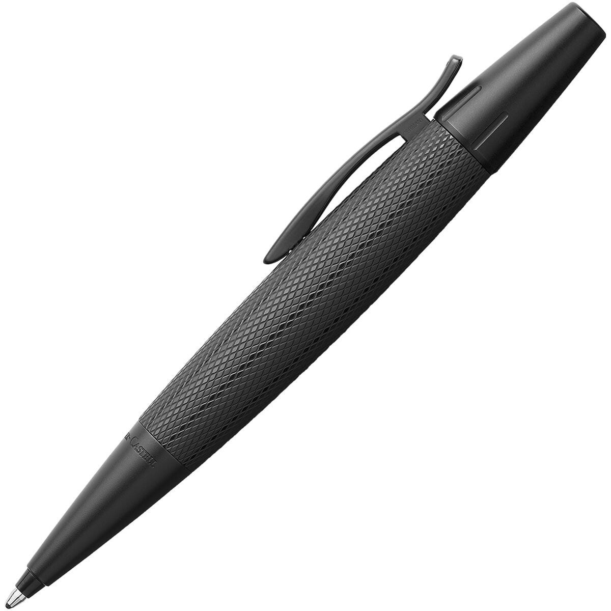 Faber-Castell Kugelschreiber e-motion pure Black, dokumentenecht, Strichstärke 0,6 mm