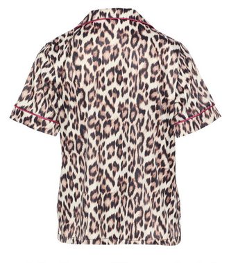 Pure Shape Pyjama Hemdbluse & Shorty elastisch (Set, 2-teilig) im Animal-Print