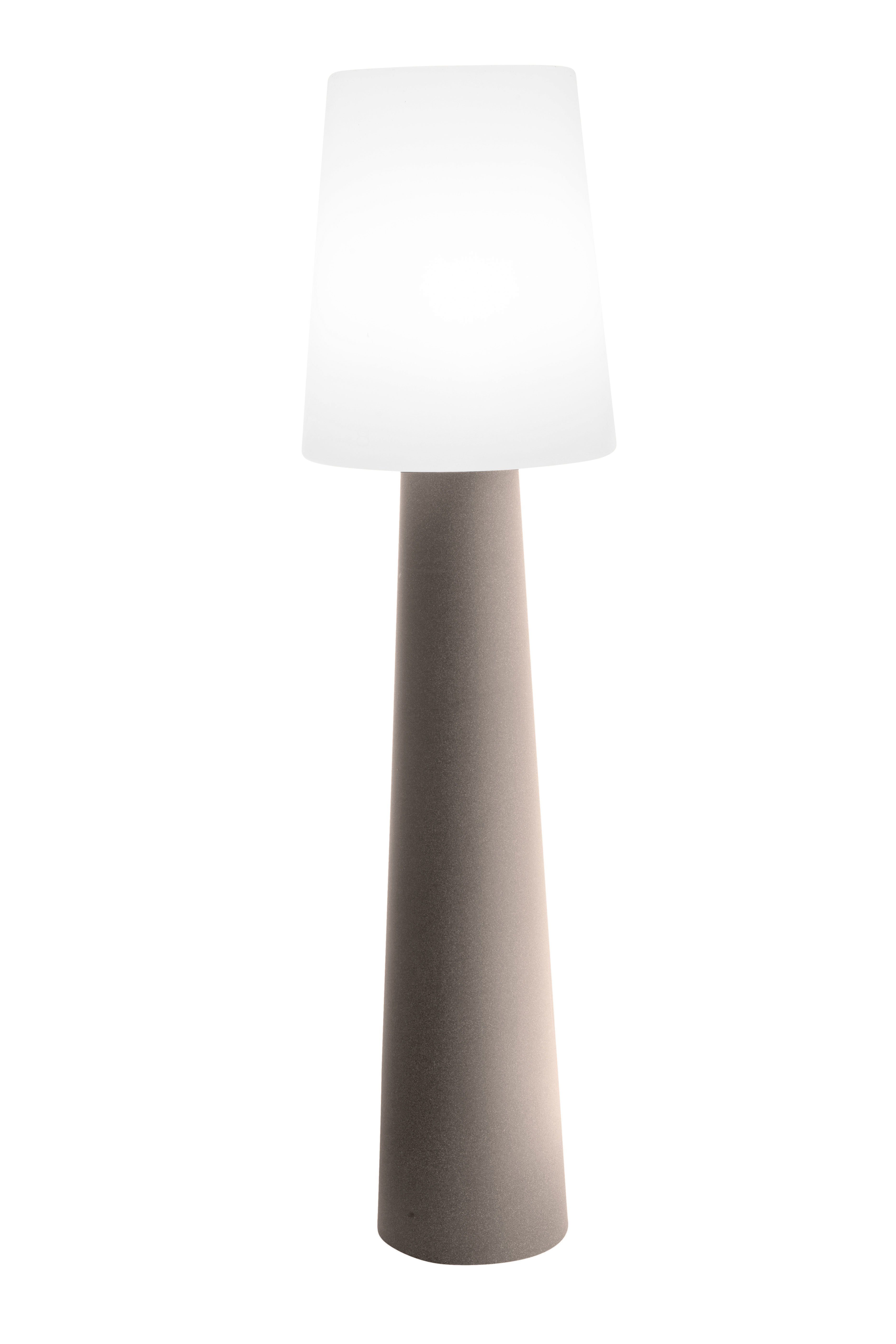 8 seasons design LED Stehlampe Shining No. 1, Dekolampe für außen (Garten, Terrasse, Balkon), LED wechselbar, E27-Fassung, warmweißes Licht, 160cm, große Stehleuchte - robust & langlebig