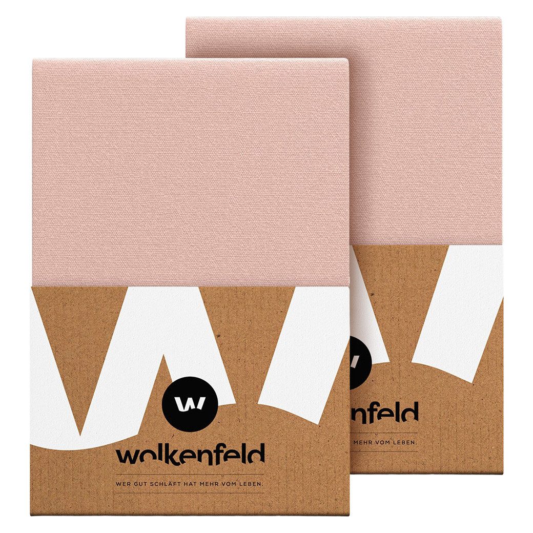 Wolkenfeld Spannbettlaken 100% Baumwolle - 2x günstig online kaufen