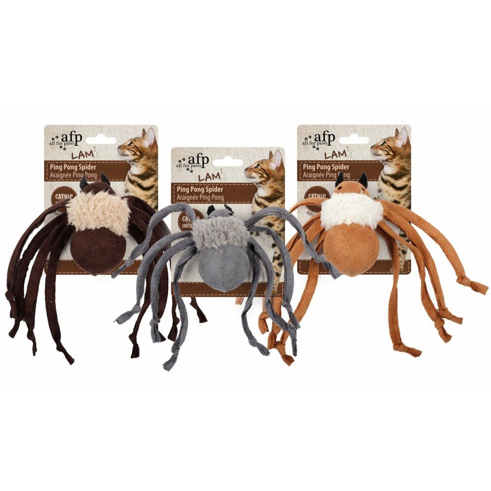 Tierkuscheltier AFP Lambswool-Ping Pong Spider