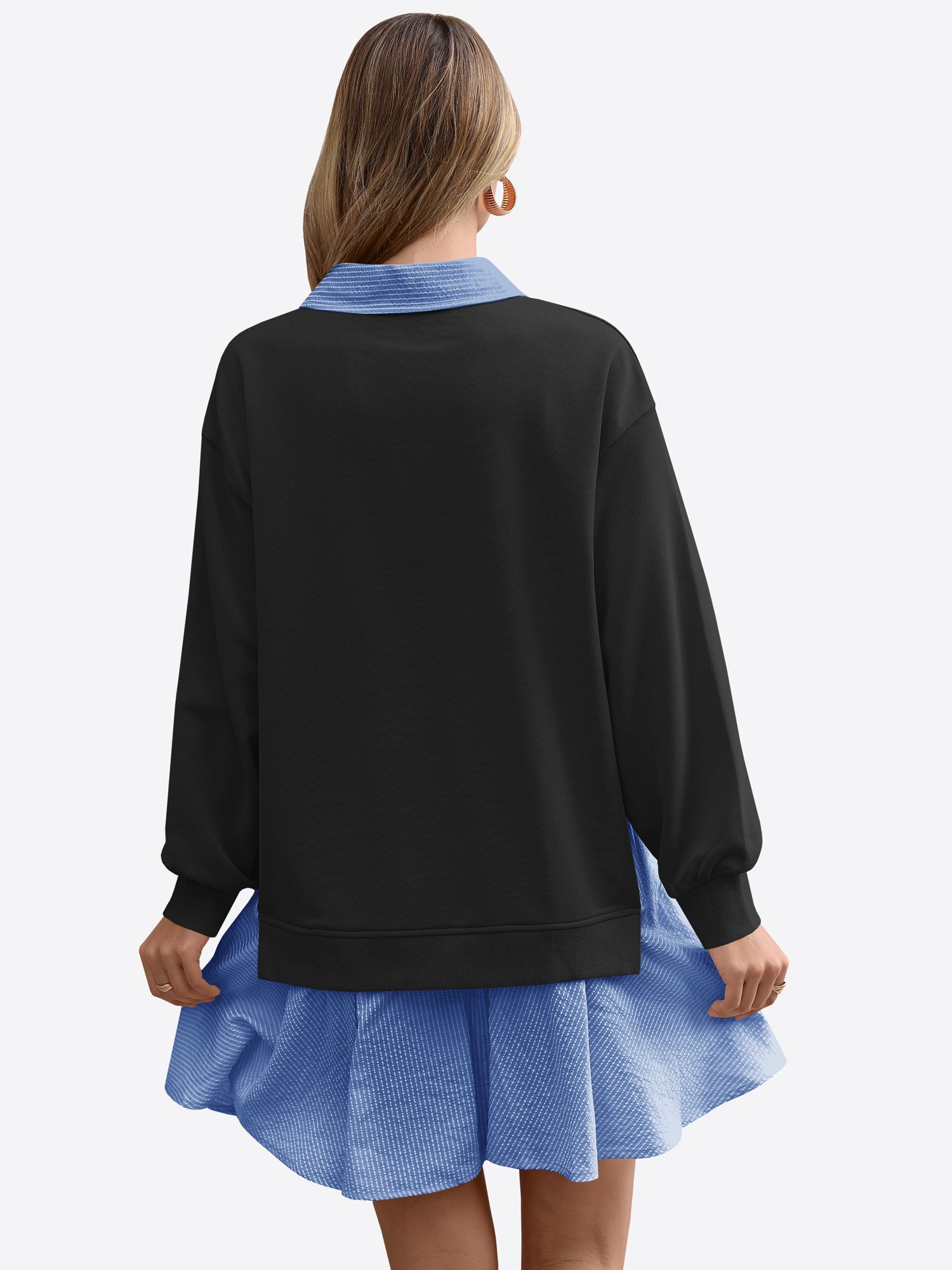 Imily Bela Minikleid Damen Lässige Patchwork Kleid (Packung, 1-tlg., 1per-P günstig online kaufen