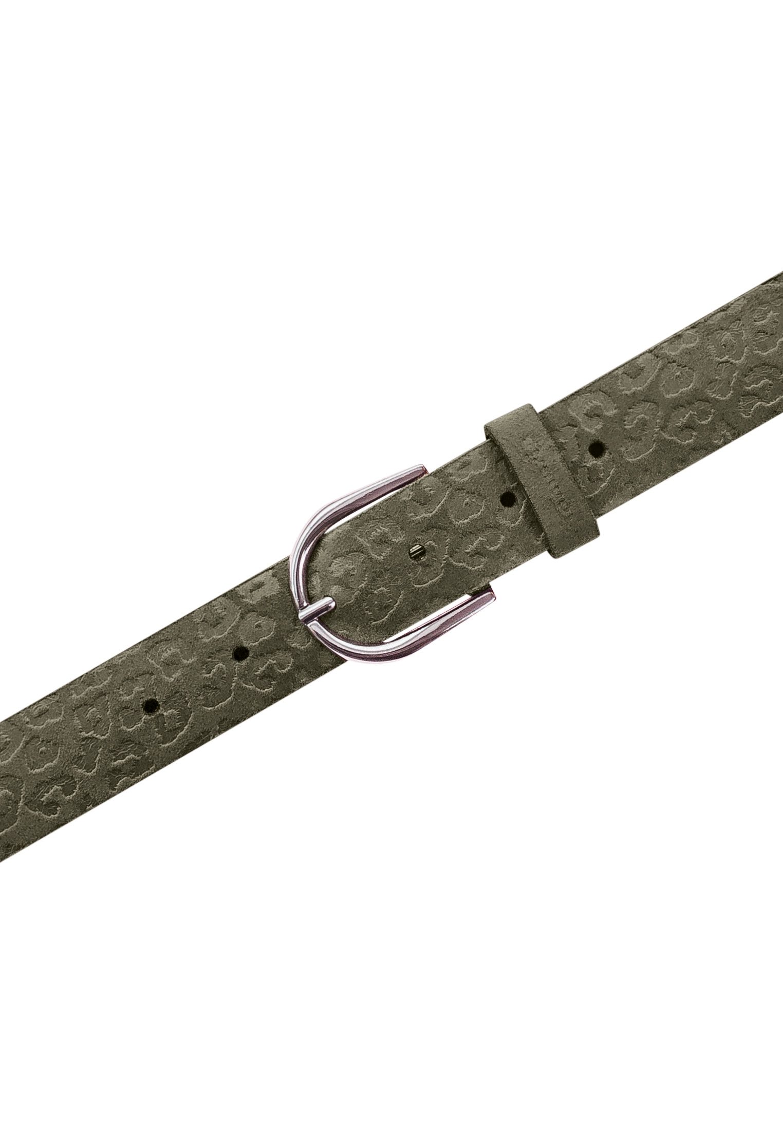 Tamaris Ledergürtel schiemernde Prägung im Animal-Design günstig online kaufen