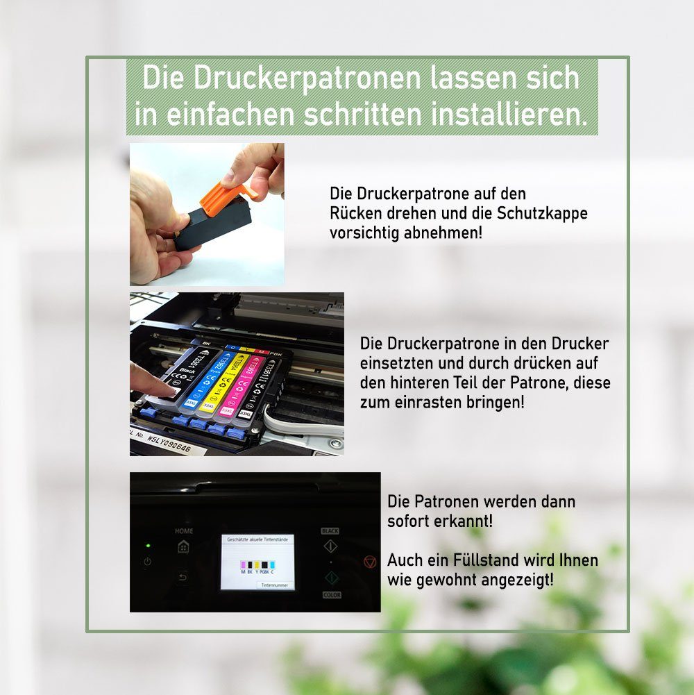 Druckerparadies 24er Multipack für Epson 33XL Tintenpatronen Set Tintenpatrone (24-tlg., für Epson XP530 XP540 XP630 XP635 XP640 XP645 XP830 XP900 XP7100)
