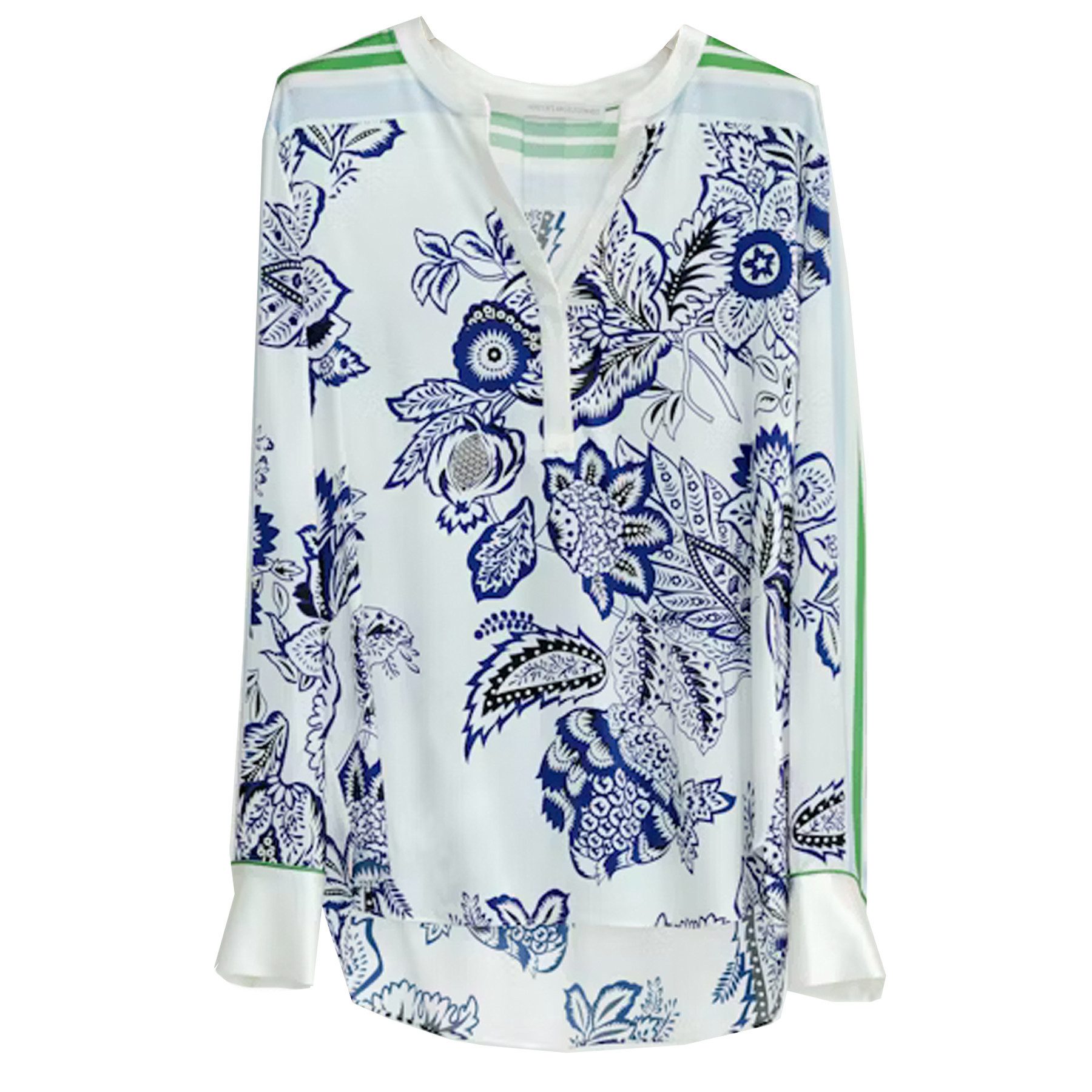 Longbluse Tunikabluse aus Seide