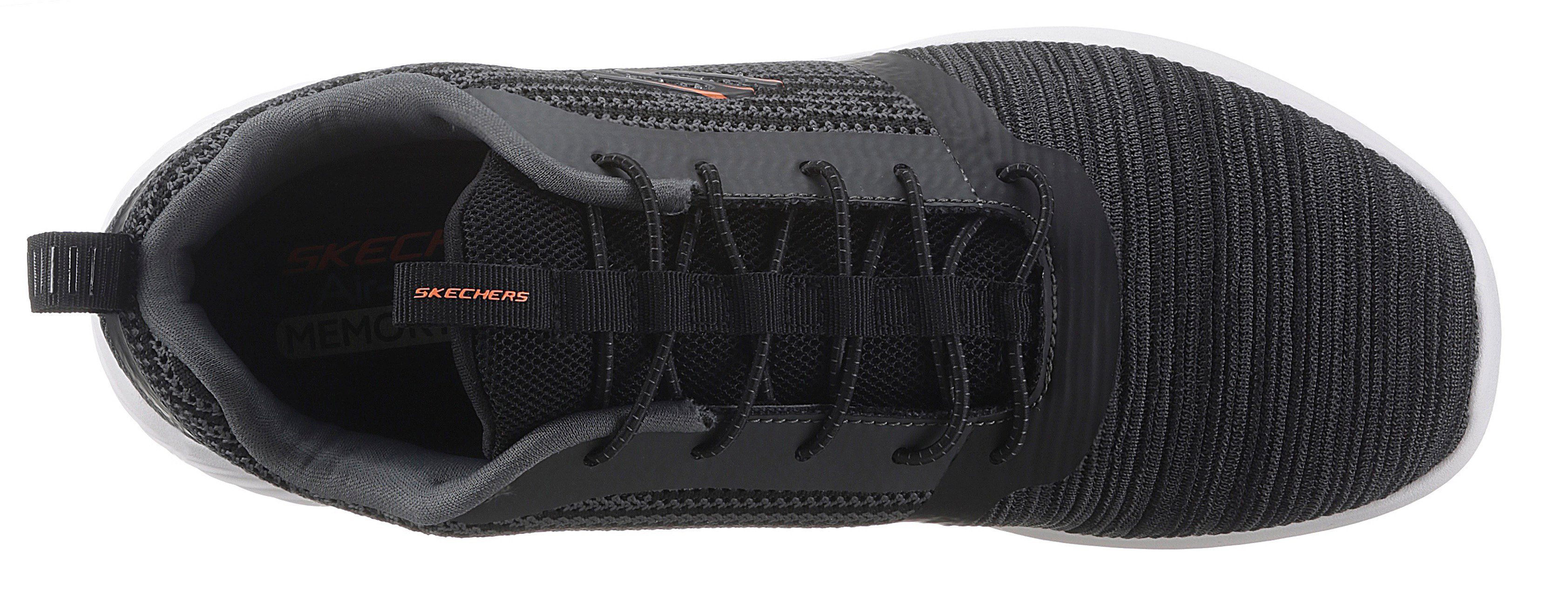 Laufsohle anthrazit mit Slip-On leichter BOUNDER Sneaker Skechers