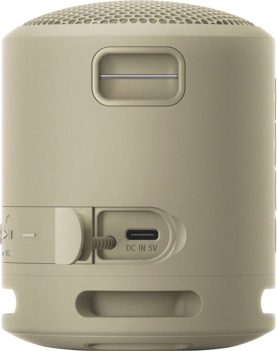 Sony SRS-XB13 Tragbarer Bluetooth-Lautsprecher taupe