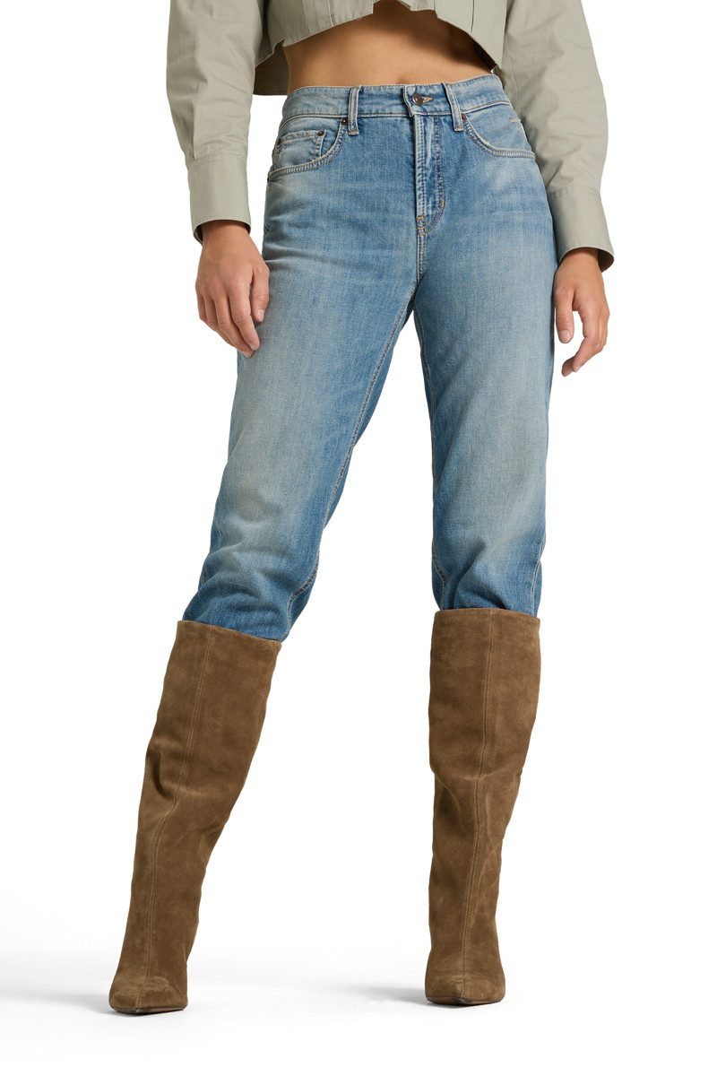 Cambio Straight-Jeans Gini long