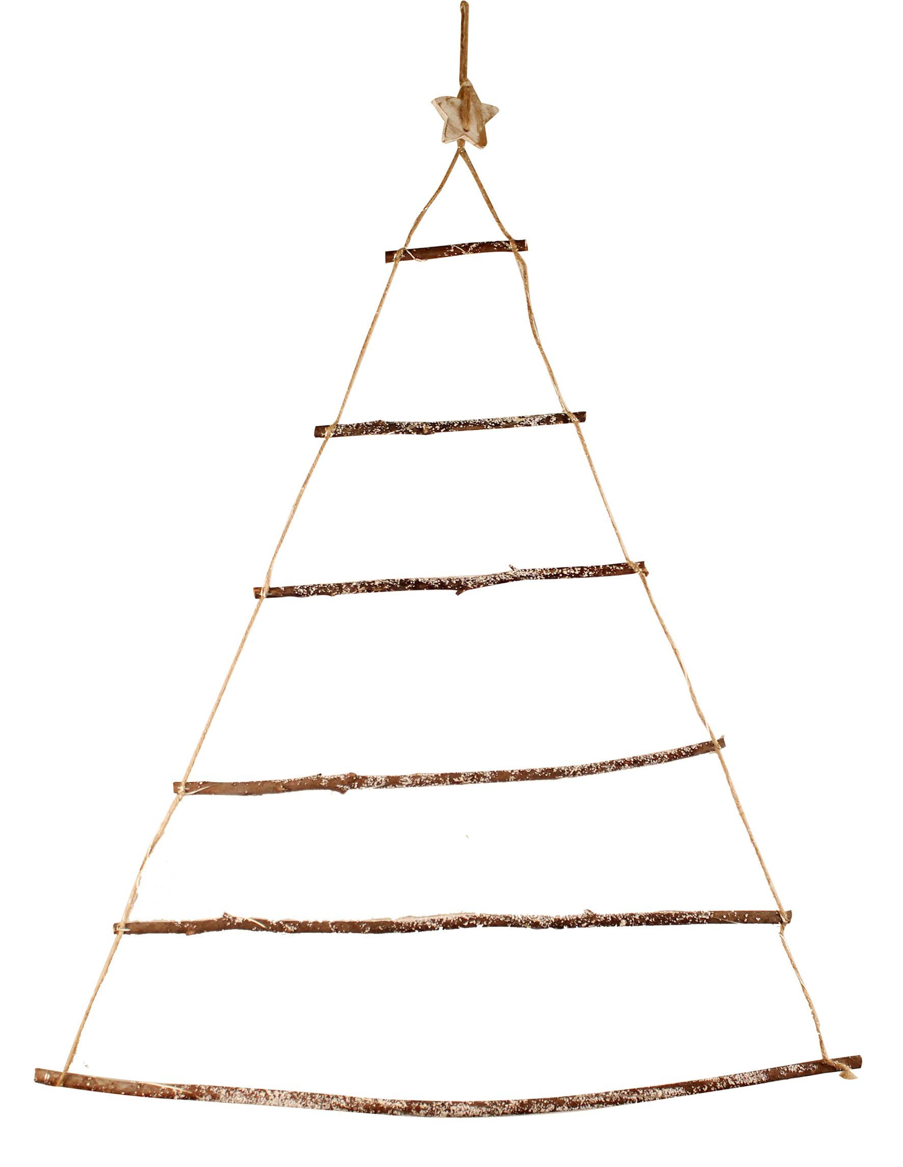 Spetebo LED Dekofigur Holzbaum hängend mit günstig online kaufen