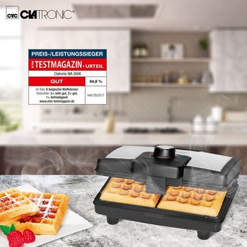 CLATRONIC Waffeleisen WA 3606, 800 W