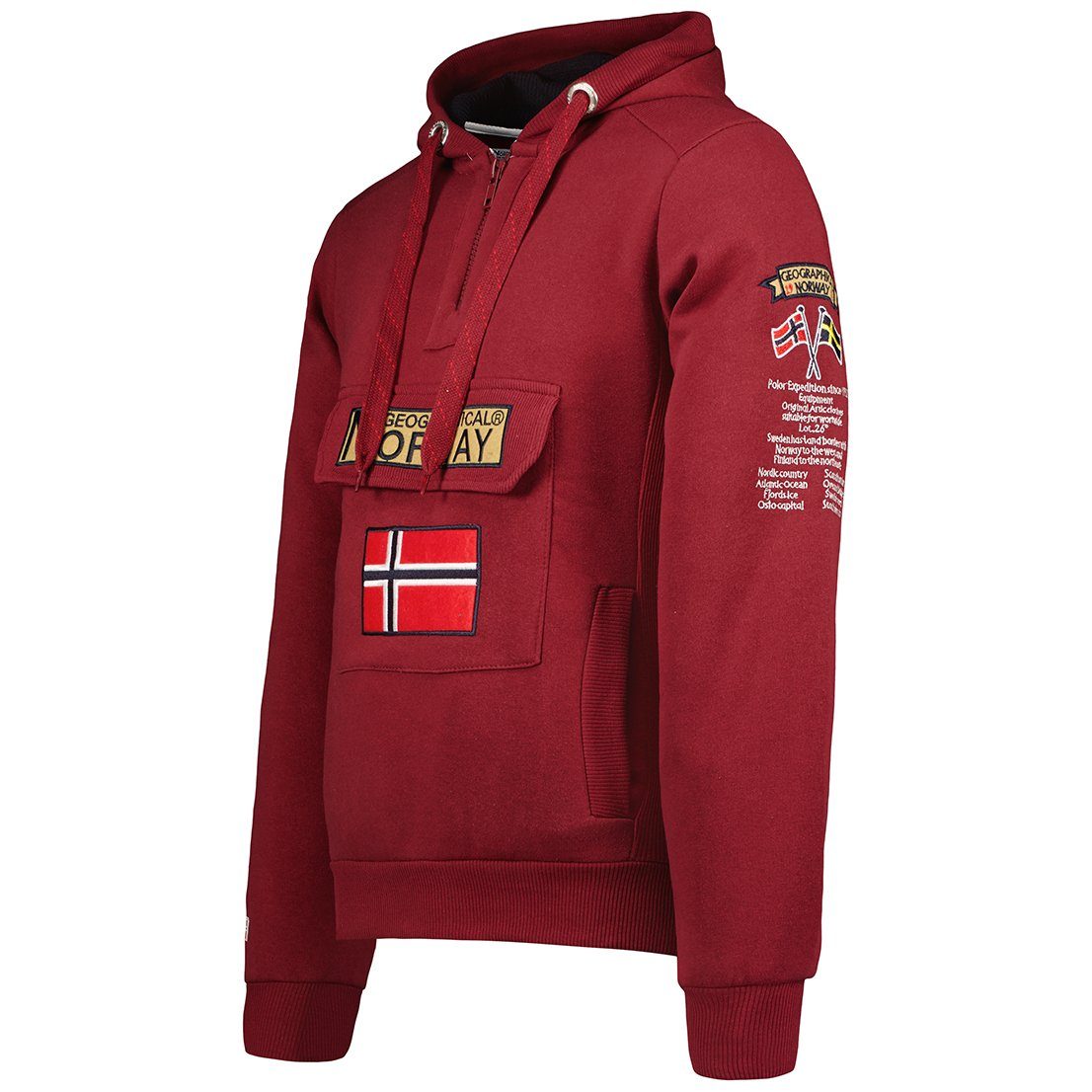 Geographical Norway Kapuzenpullover Gymclass by leyoley mit großer Bauchtas günstig online kaufen