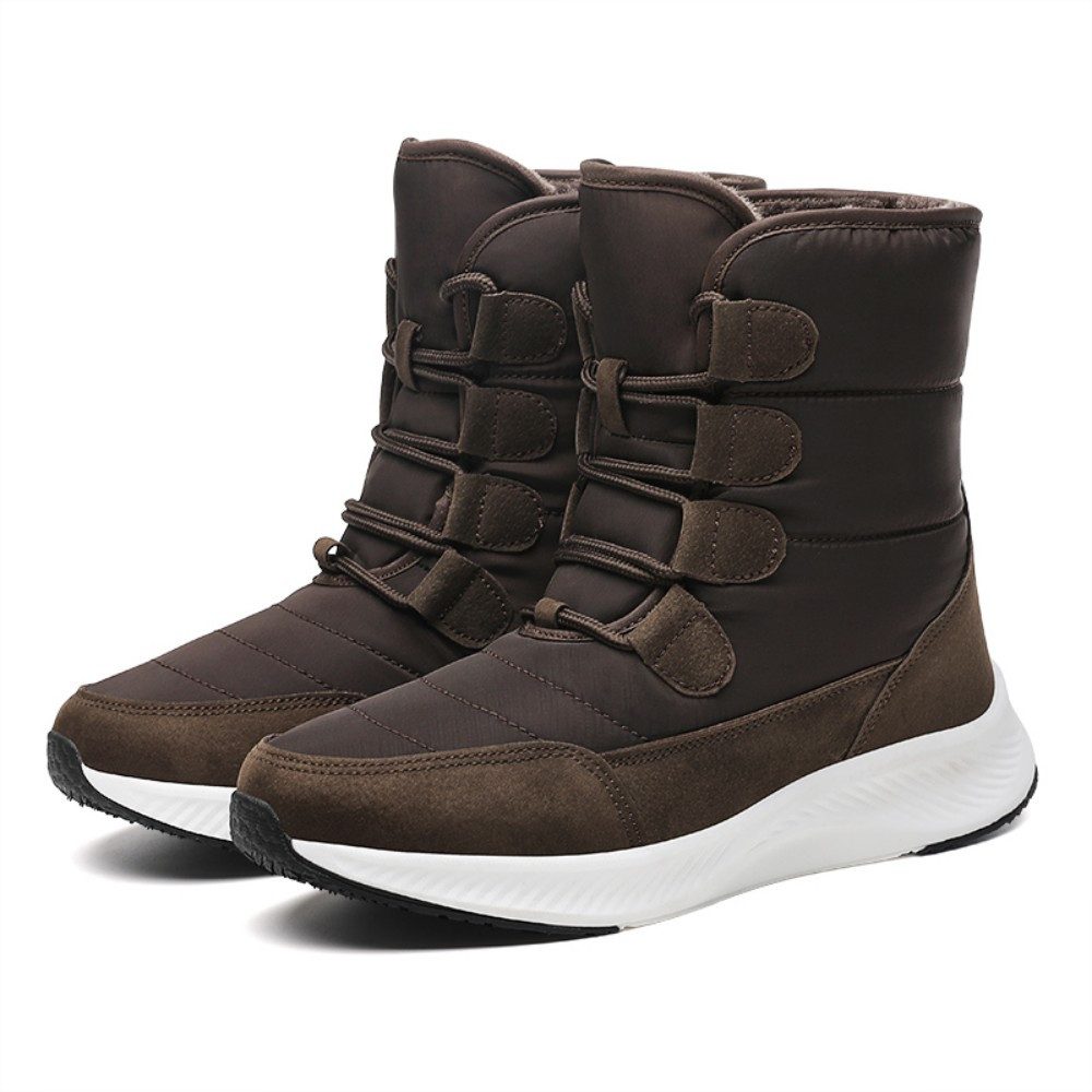 HUSK'SWARE Schneeschuhe Bequeme Damen-Winter-Schneestiefel (Warme Wanderschuhe, High-Top-Schuhe), Warme gefütterte Damen-Winterstiefel – ideal für kalte Tage