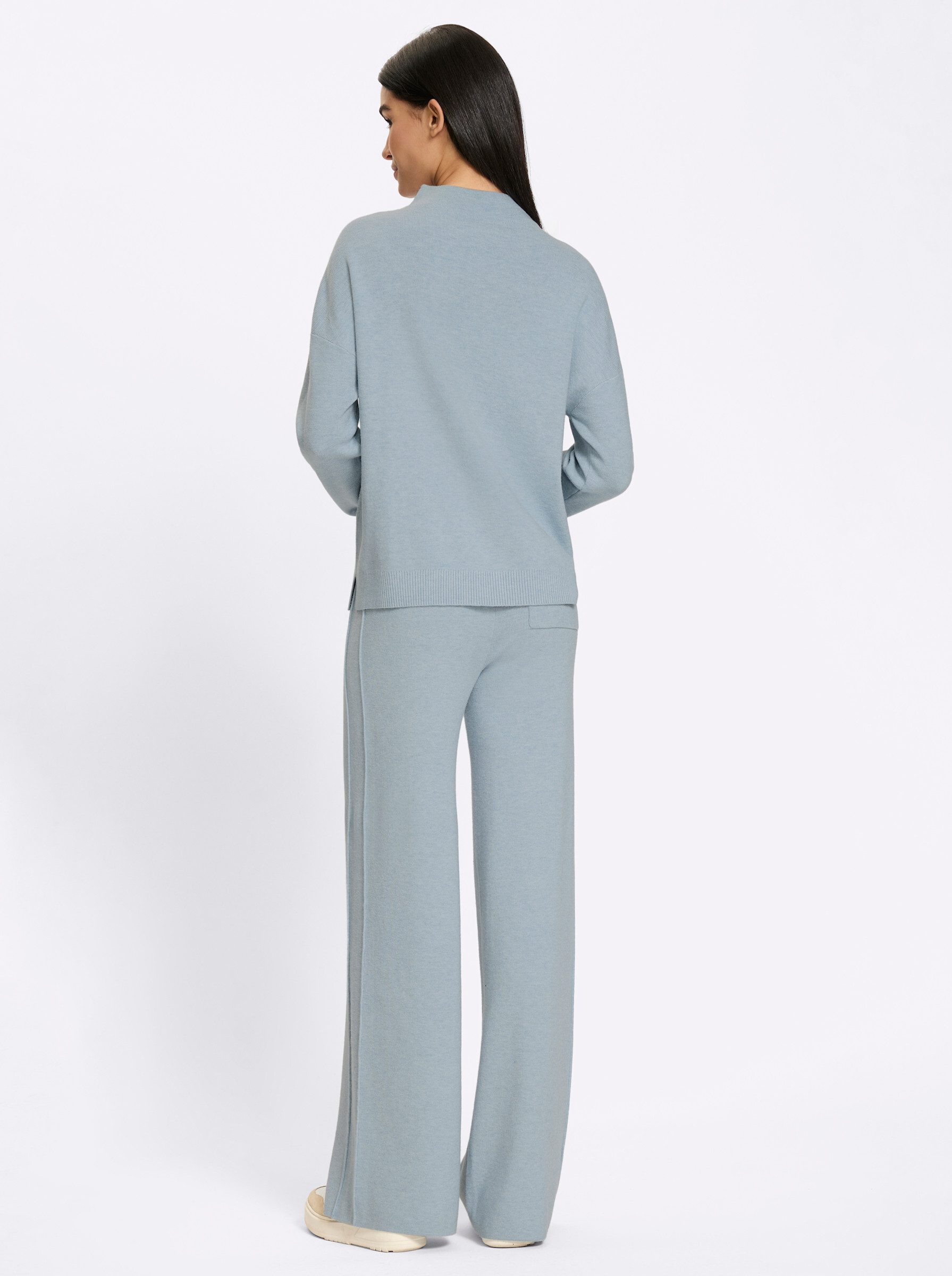 heine Jumpsuit Strick-Set Feinstrick Innenbeinlänge ca. 79 cm