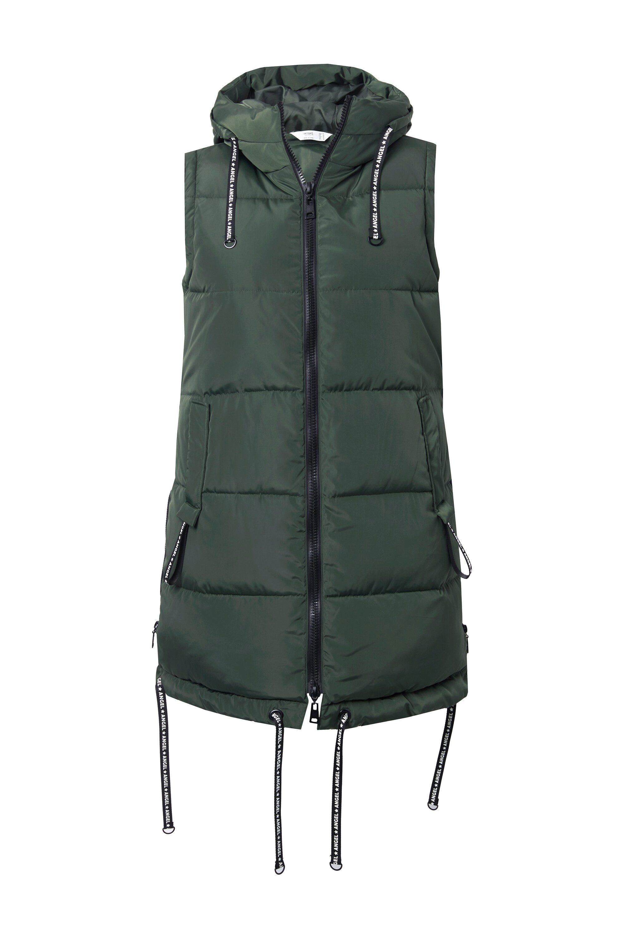 Angel of Style Steppweste Long-Steppweste A-Linie Kapuze günstig online kaufen