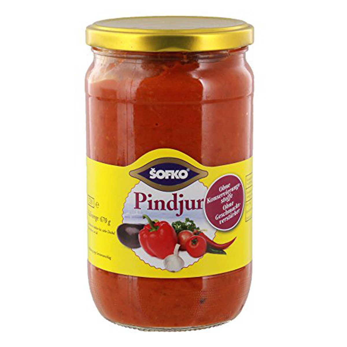 SOFKO Saucen, Sofko Pindjur Sauce herzhaft pikante Paprika Gewürzmischung 720ml