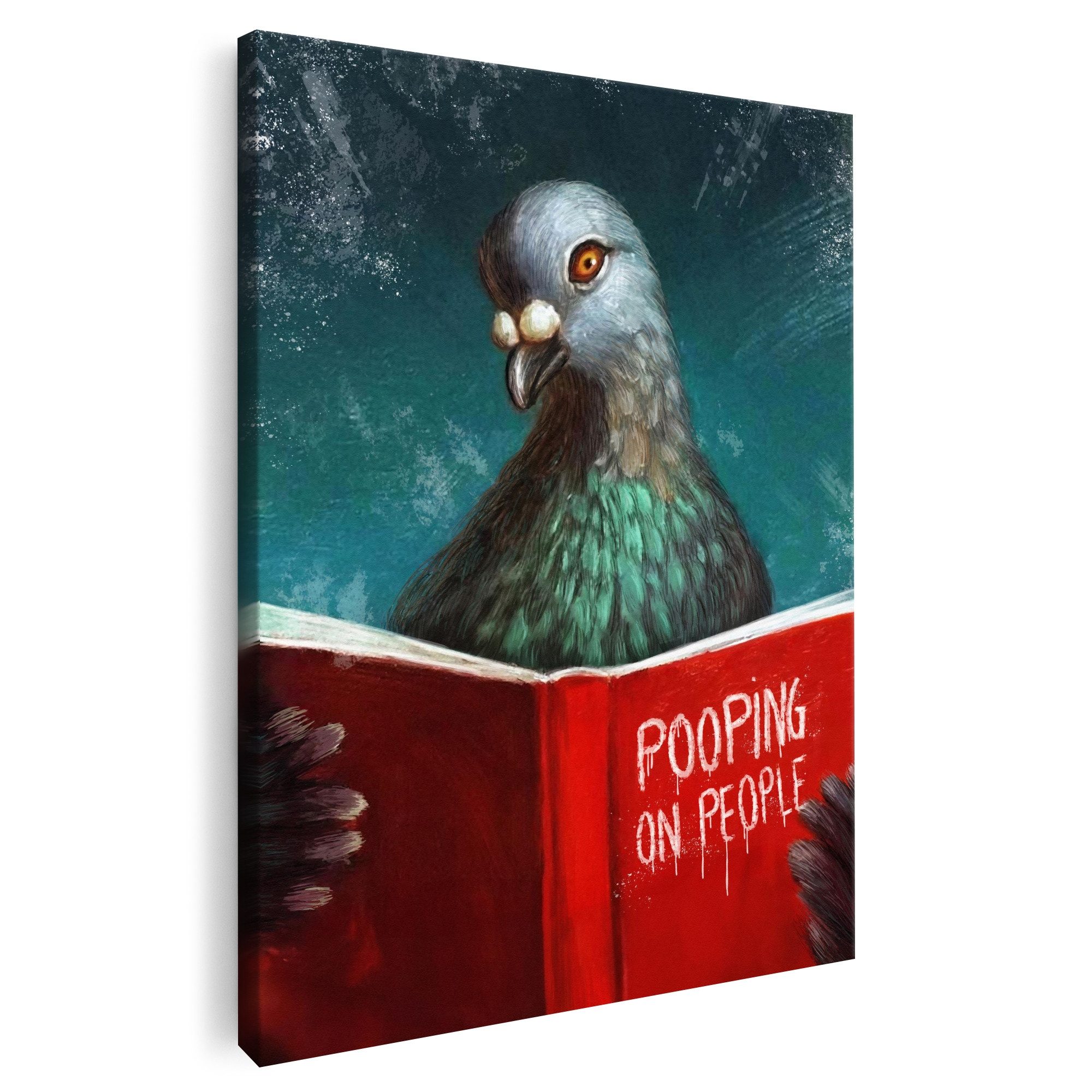 Artmazing Leinwandbild Pigeon For Dummies, Pigeon For Dummies, gesp. auf FSC Echtholz-Keilrahmen, in versch. Größen