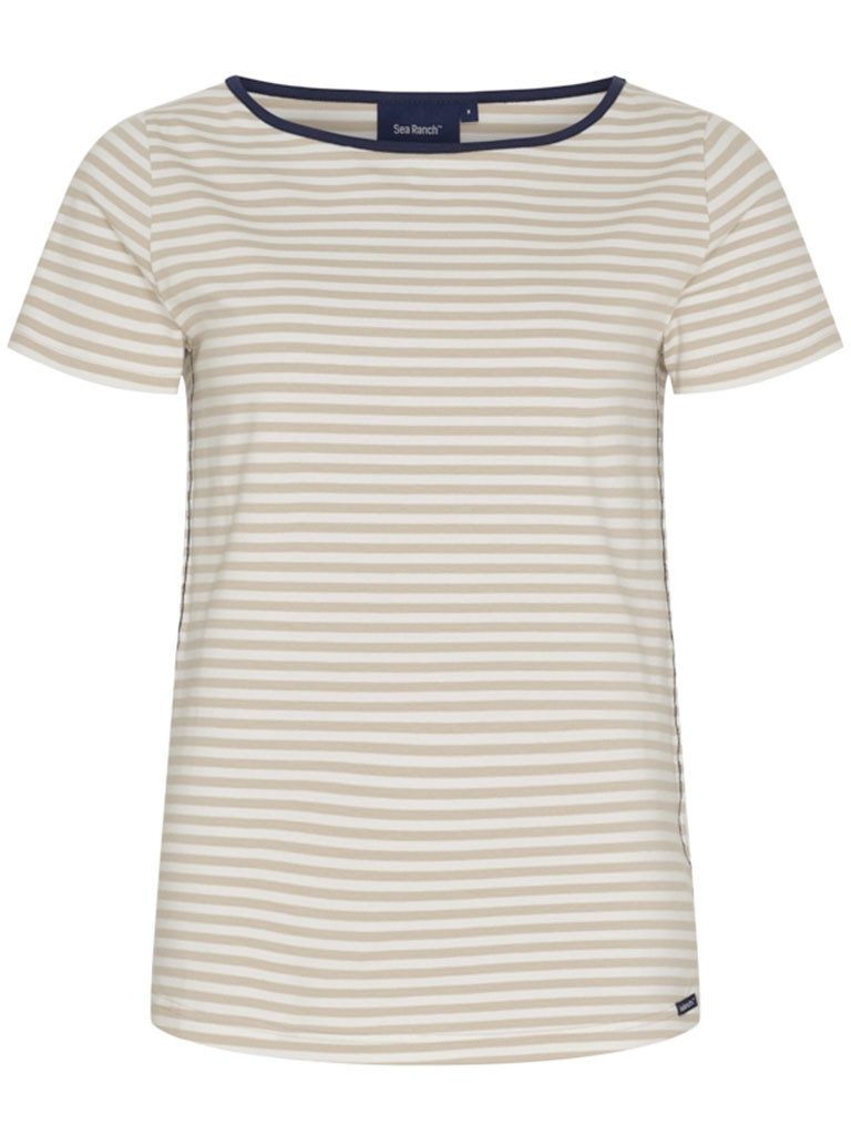 Sea Ranch T-Shirt Luella Damen Kurzarm-Shirt Luella mit Streifen - Gestreiftes T-Shirt Rundhals