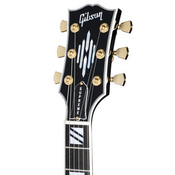 Gibson E-Gitarre, SG Translucent Ebony Burst - Double Cut Electric Guitar, E-Gitarren, Double Cut Modelle, SG Supreme Translucent Ebony Burst - Double Cut Modelle