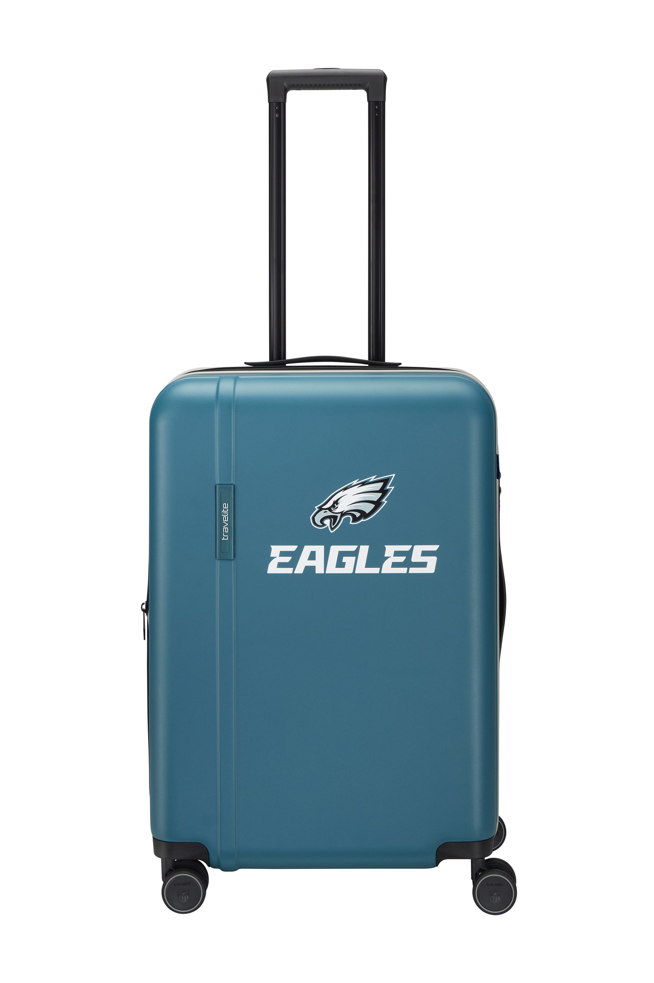 travelite Trolley travelite x NFL Koffer Hartschale, 4 Rollen, Unisex Koffer, TSA-Schloss, 4 Doppelrollen, offizielles NFL-Teamdesign