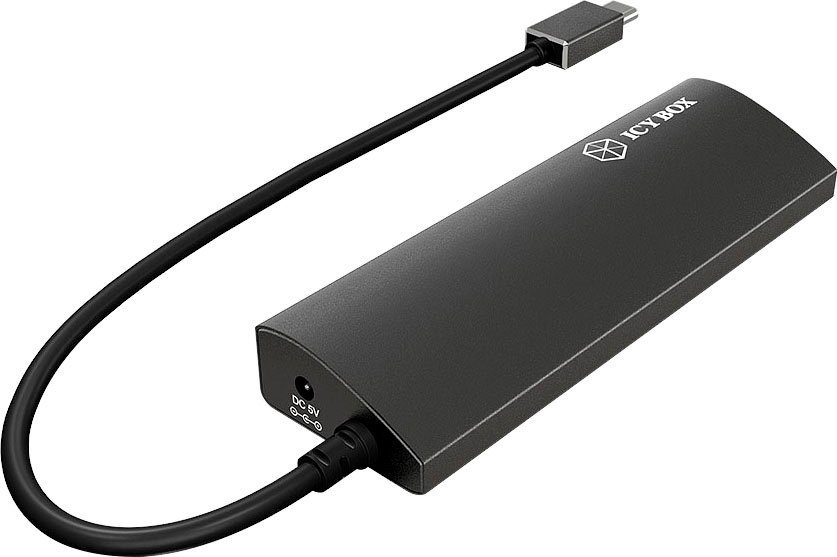 Raidsonic »ICY BOX 4-Port USB 3.0 HUB, Aluminium-Gehäuse mit USB-C Stecker«  Computer-Adapter online kaufen | OTTO