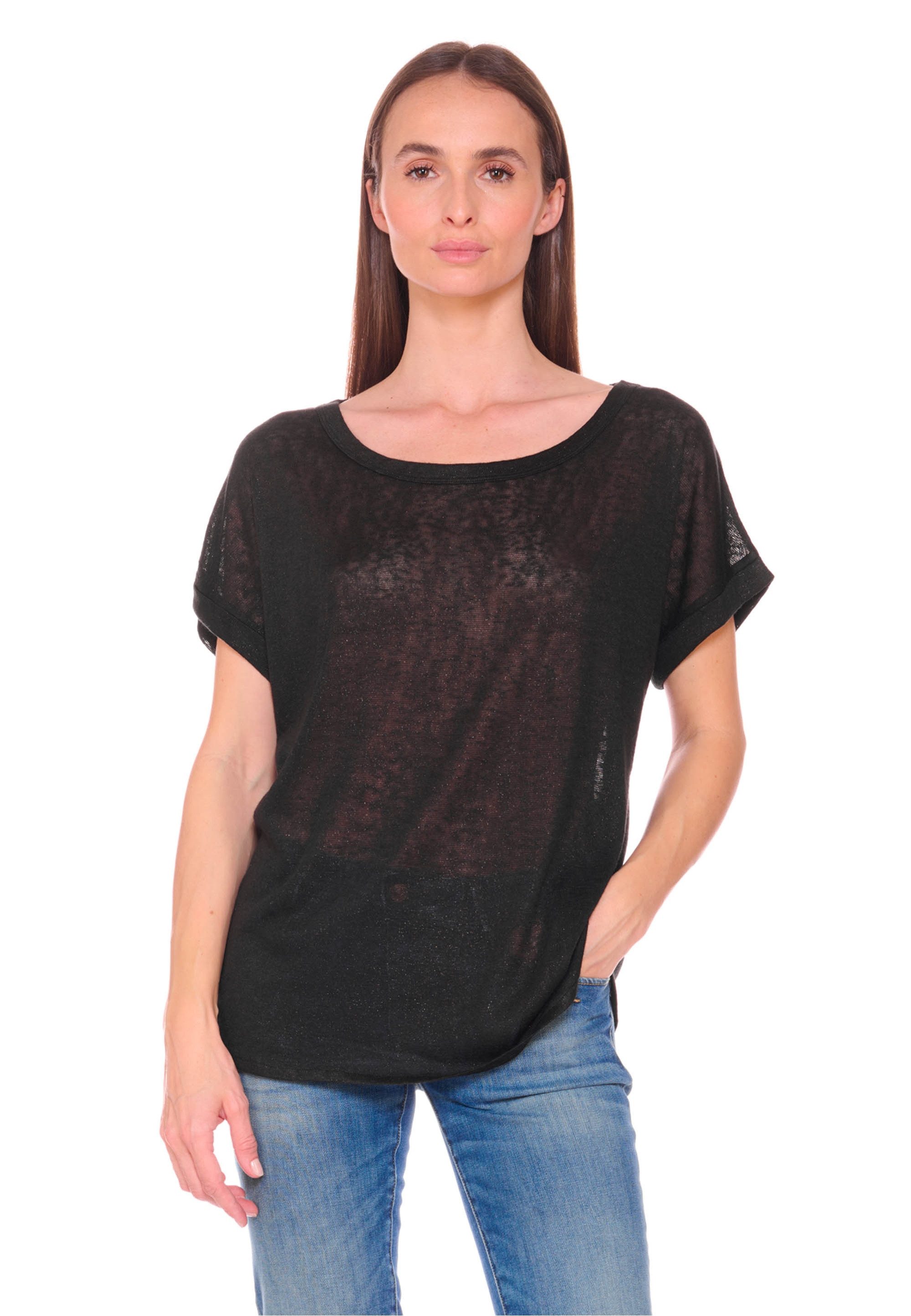 Le Temps Des Cerises T-Shirt PATRUL mit dezentem Muster