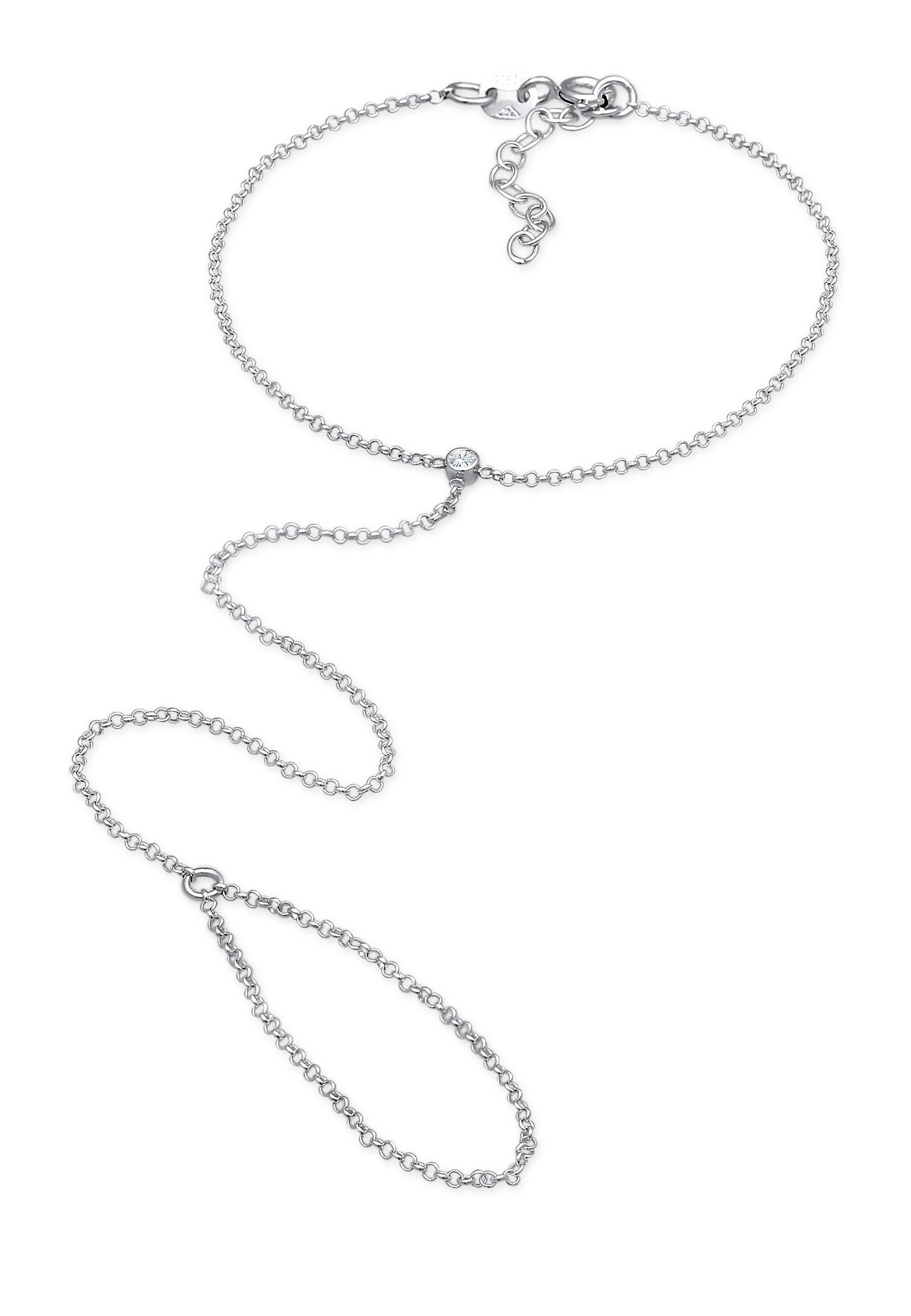 Elli Armband Handchain mit Glas Kristalle günstig online kaufen