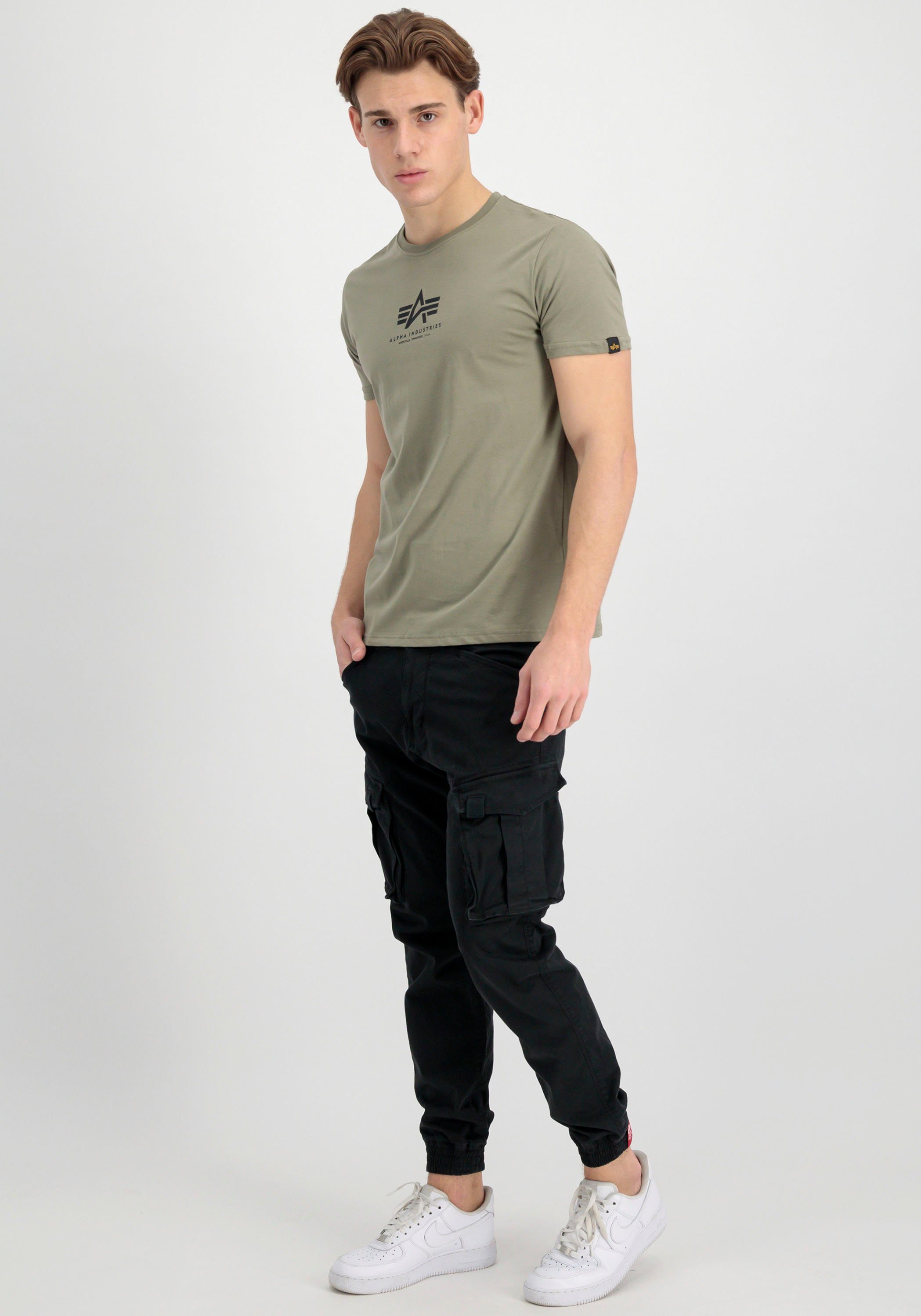 ML Alpha Basic Rundhalsshirt olive T Industries