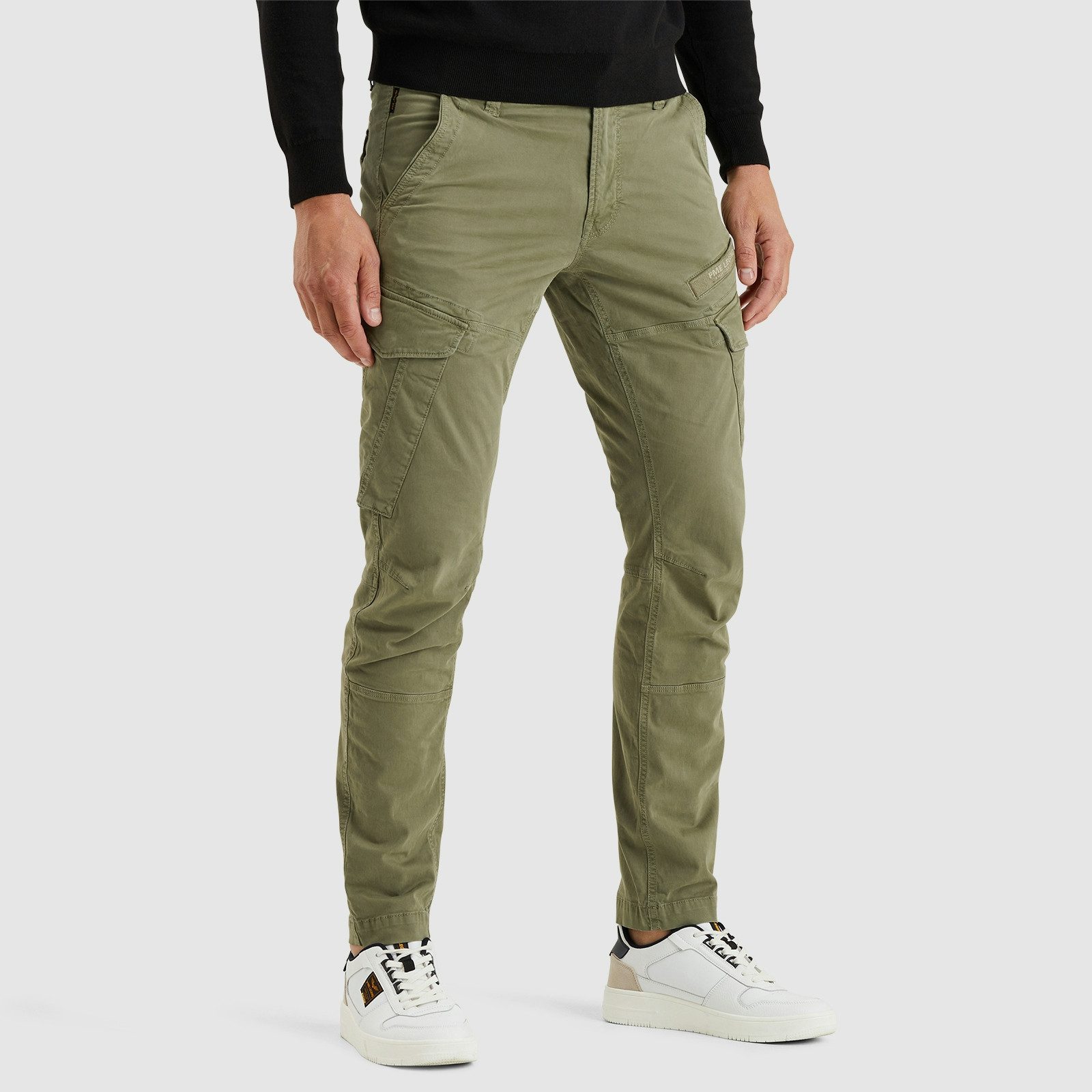 PME LEGEND Cargohose Nordrop Stretch Twill mit Logo Stickerei günstig online kaufen