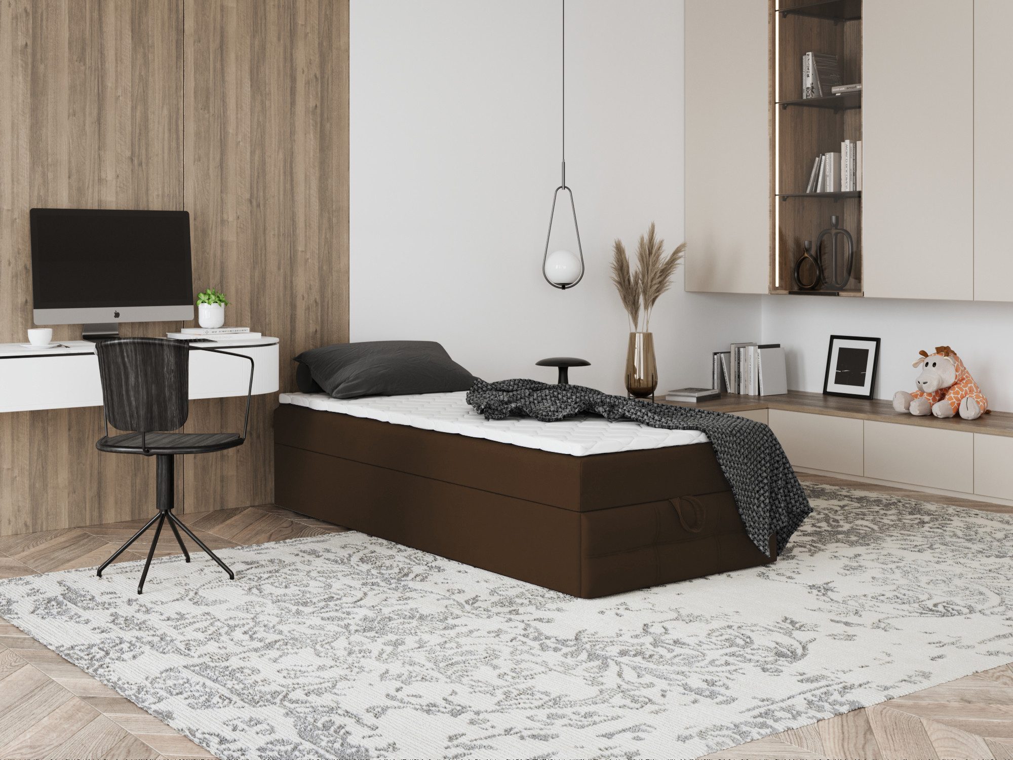 Godre Boxspringbett mit Bettkasten EWORA MINI günstig online kaufen