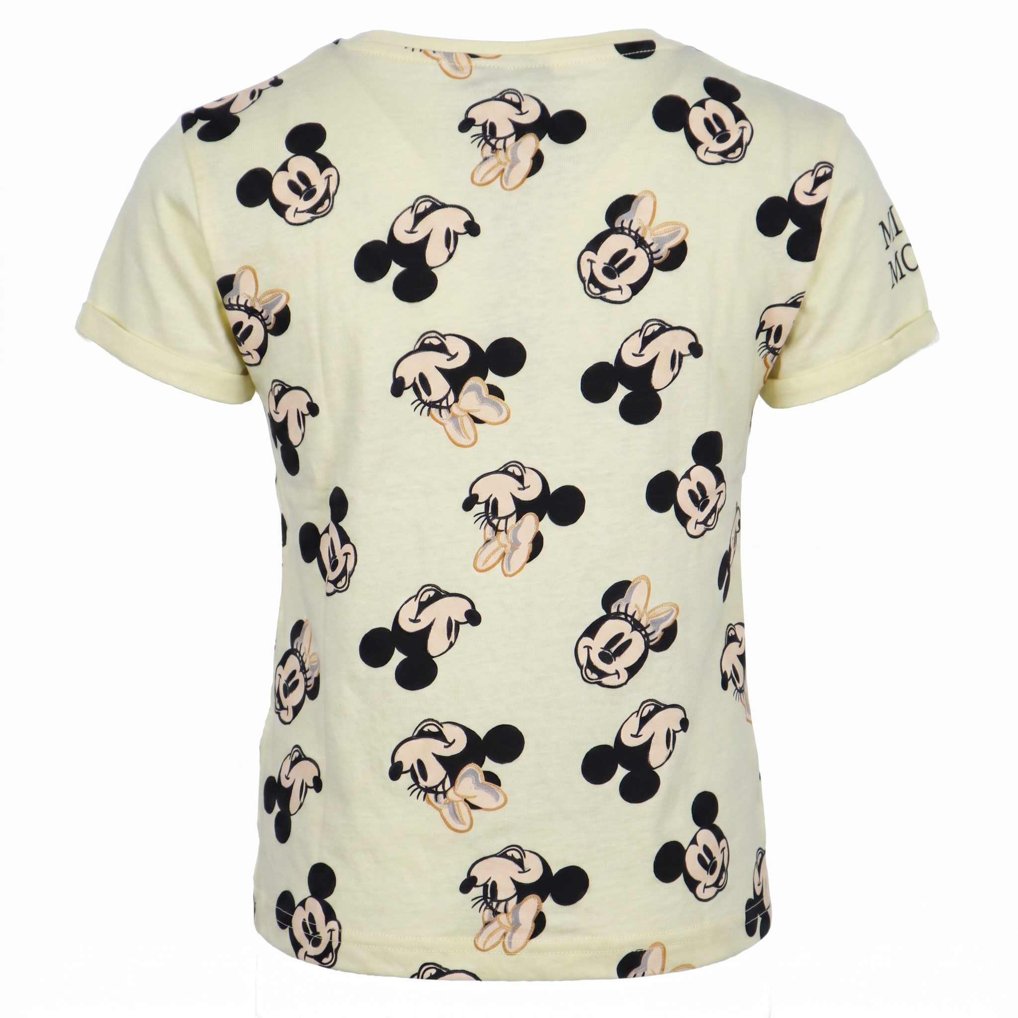 Disney Print-Shirt Disney Minnie Maus Mädchen kurzarm T-Shirt Top Tops Gr. 134-164 100% Baumwolle