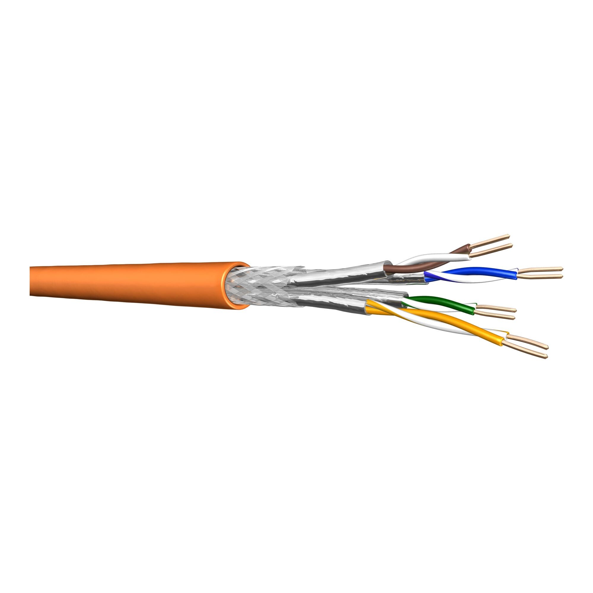 Draka Draka Comteq (DNT) UC900 SS23 Kat.7 orange 4P S/FTP 60091665-Cca-Box25 X-Link Lade-und Datenkabel