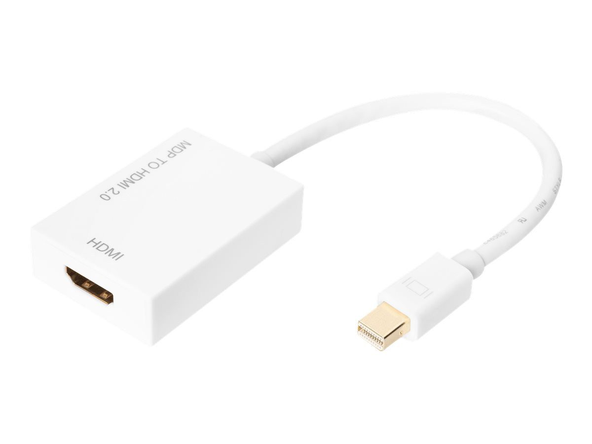 DIGITUS Aktiver Mini DisplayPort Adapter/Konverter,DP-HMDI Computer-Kabel