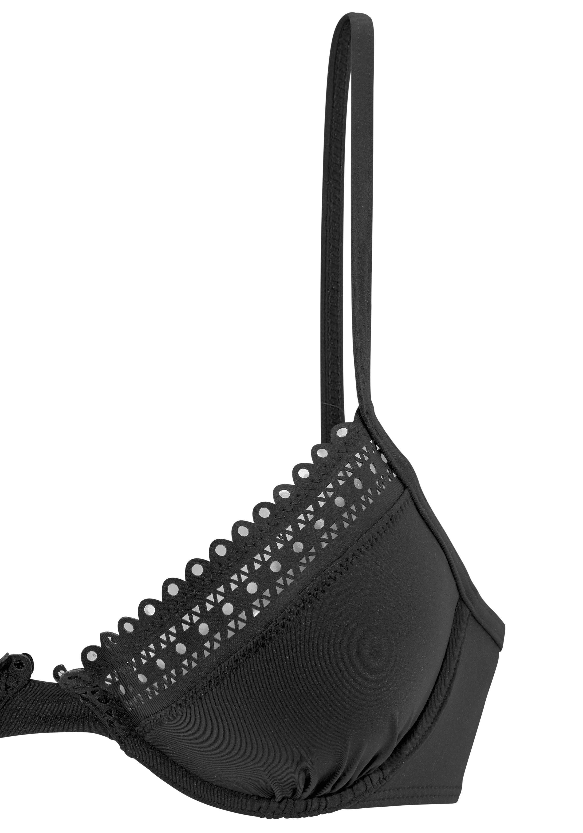 s.Oliver Bügel-Bikini-Top Aiko, mit Häkeloptik