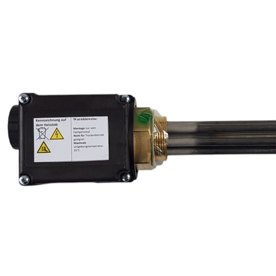 Alpha Thermotec Heizstab Heizpatrone HPZ isolierte Ausführung, schwarz