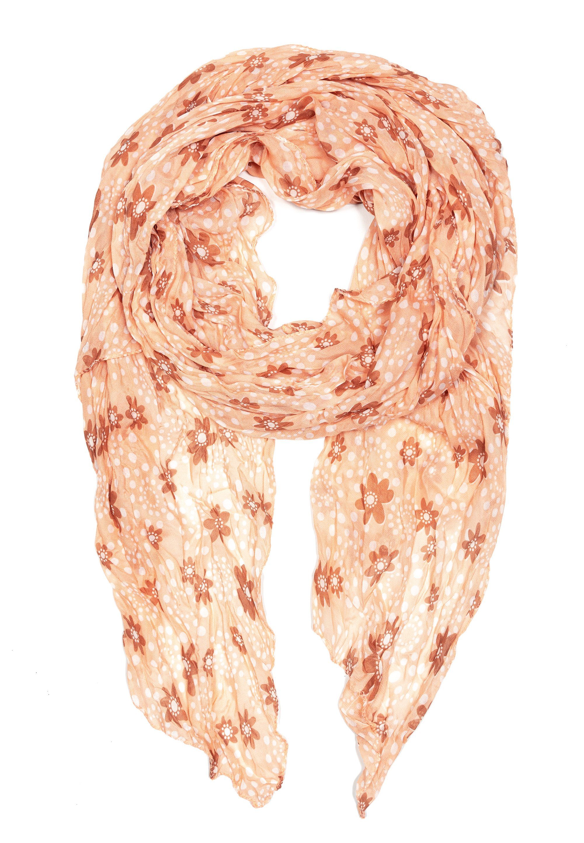 Cassandra Accessoires Schal "Fiori" mit Blumen- und Punktmuster, mit hohem günstig online kaufen
