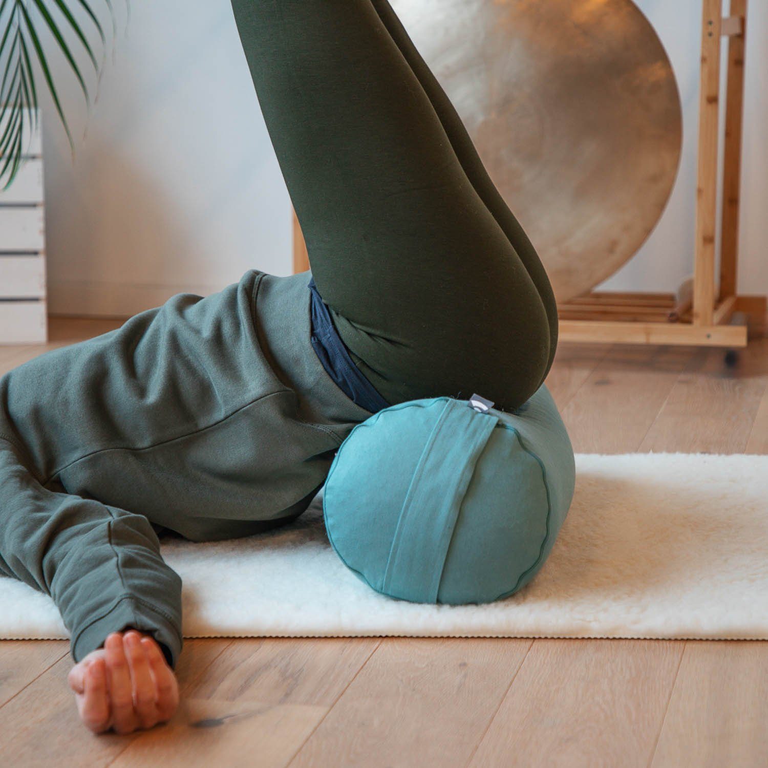bodhi Yoga Bolster Yoga BOLSTER ECO Kapok aubergine