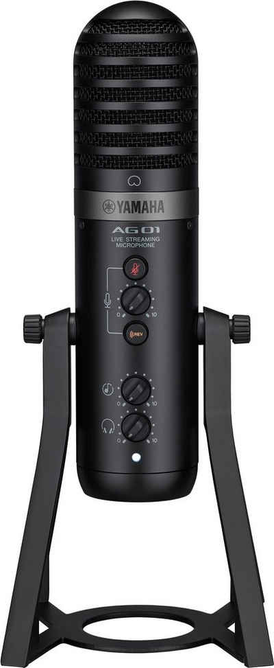 Yamaha Standmikrofon AG01BL USB, Live-Streaming USB Mikrofon