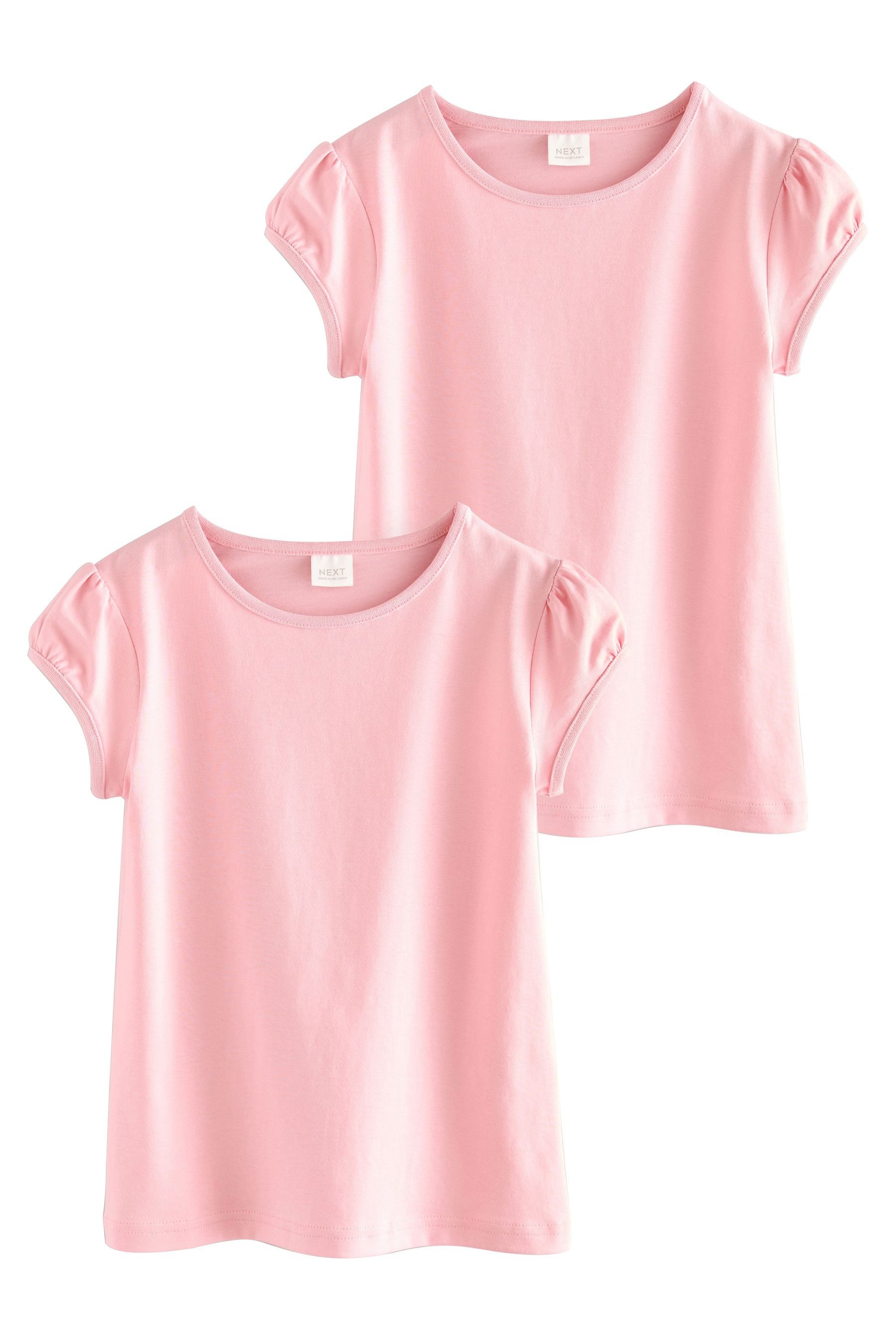 Next T-Shirt T-Shirts mit Puffärmeln, 2er-Pack (2-tlg)