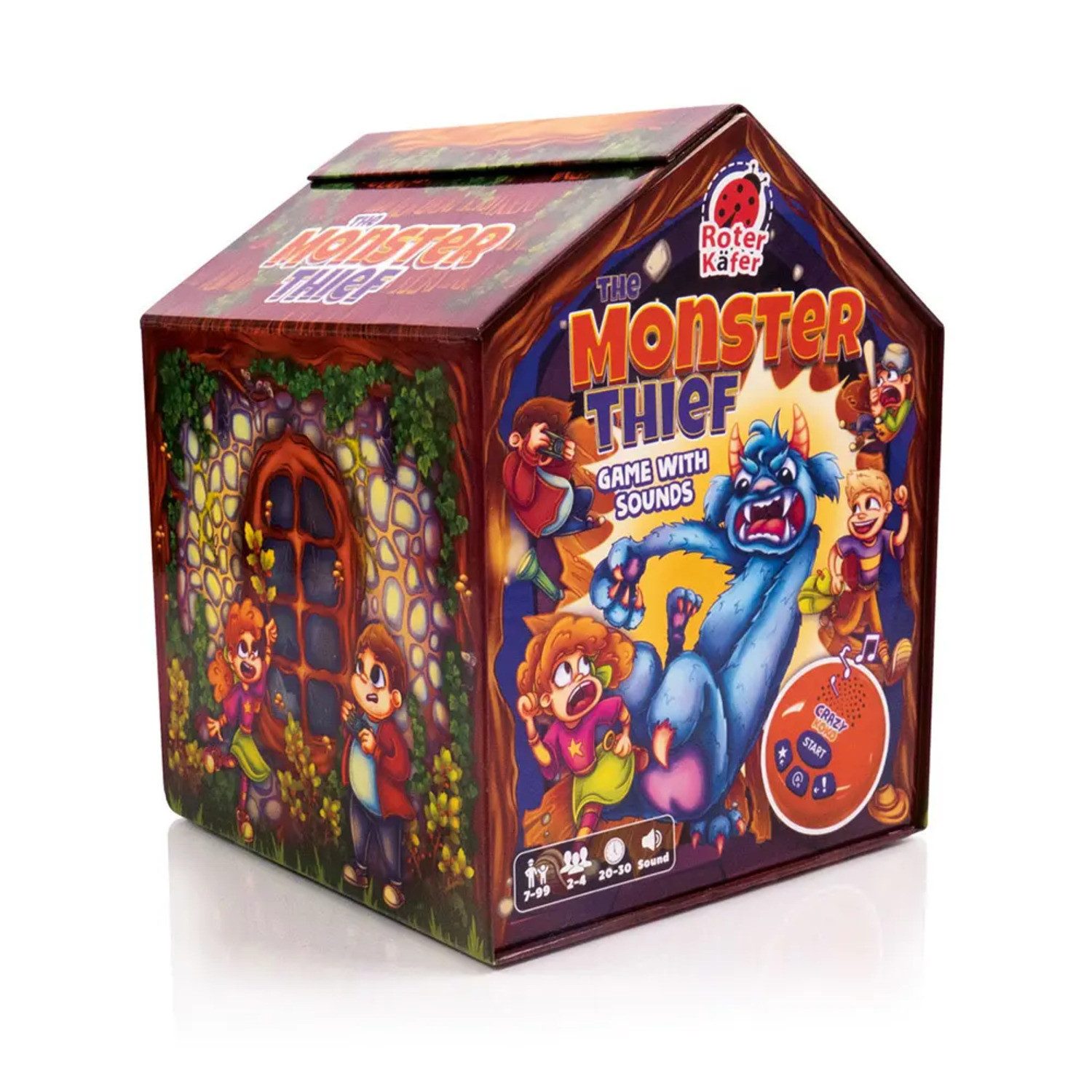 Käfer Spiel Lernspiel Roter Käfer mit Soundmodul Der Monster-Dieb RK1220-03