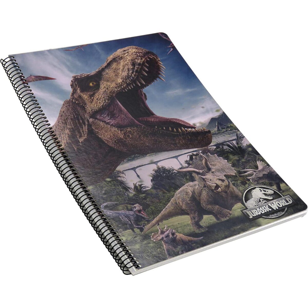 Jurassic World Notizbuch Jurassic World Notizbuch kariert 80 Blatt 4x4 mm Heft A4 Schulheft