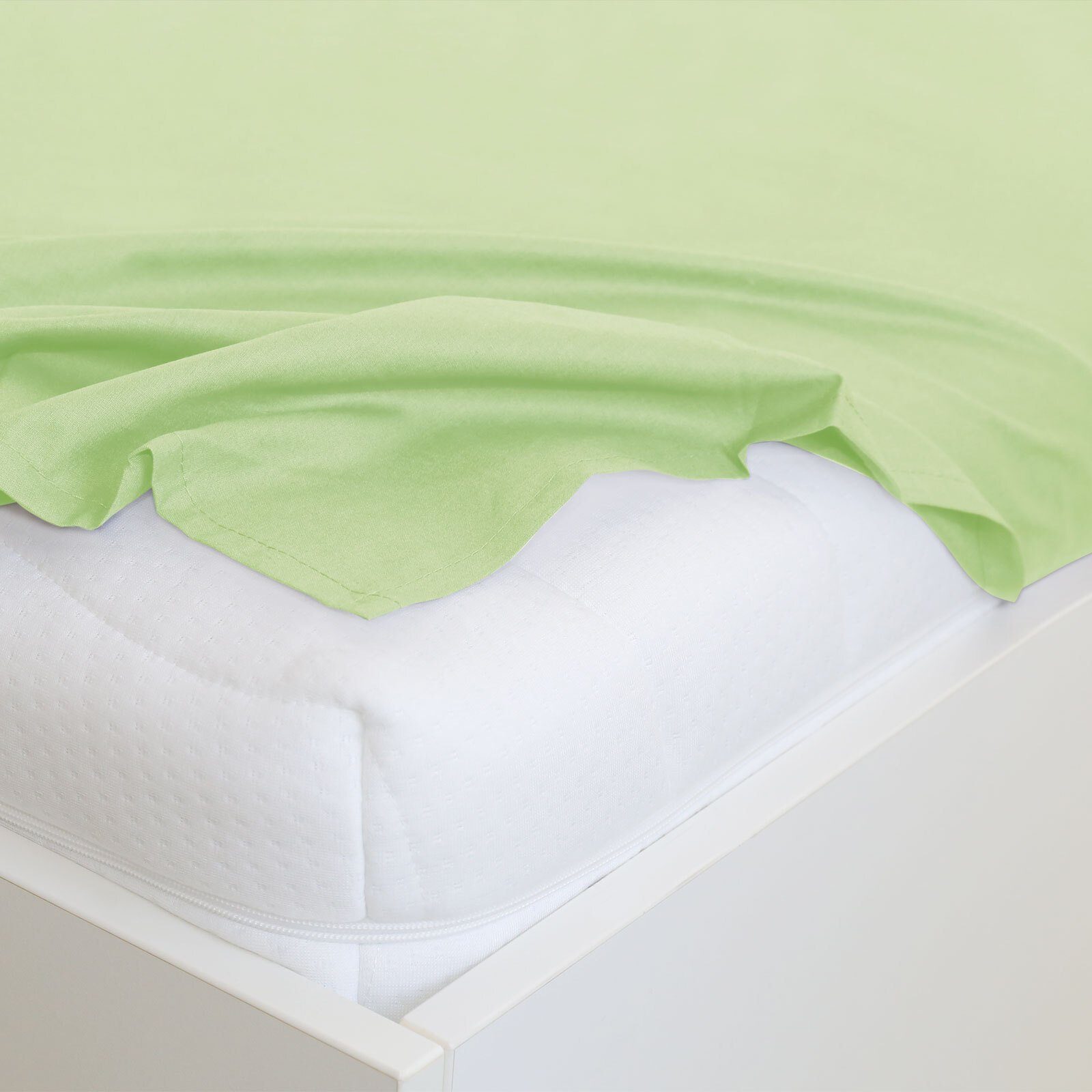 TRAUMSCHLAF Bettlaken Edel Linon, Renforce, Gummizug: ohne Spanngummi, (1 S günstig online kaufen