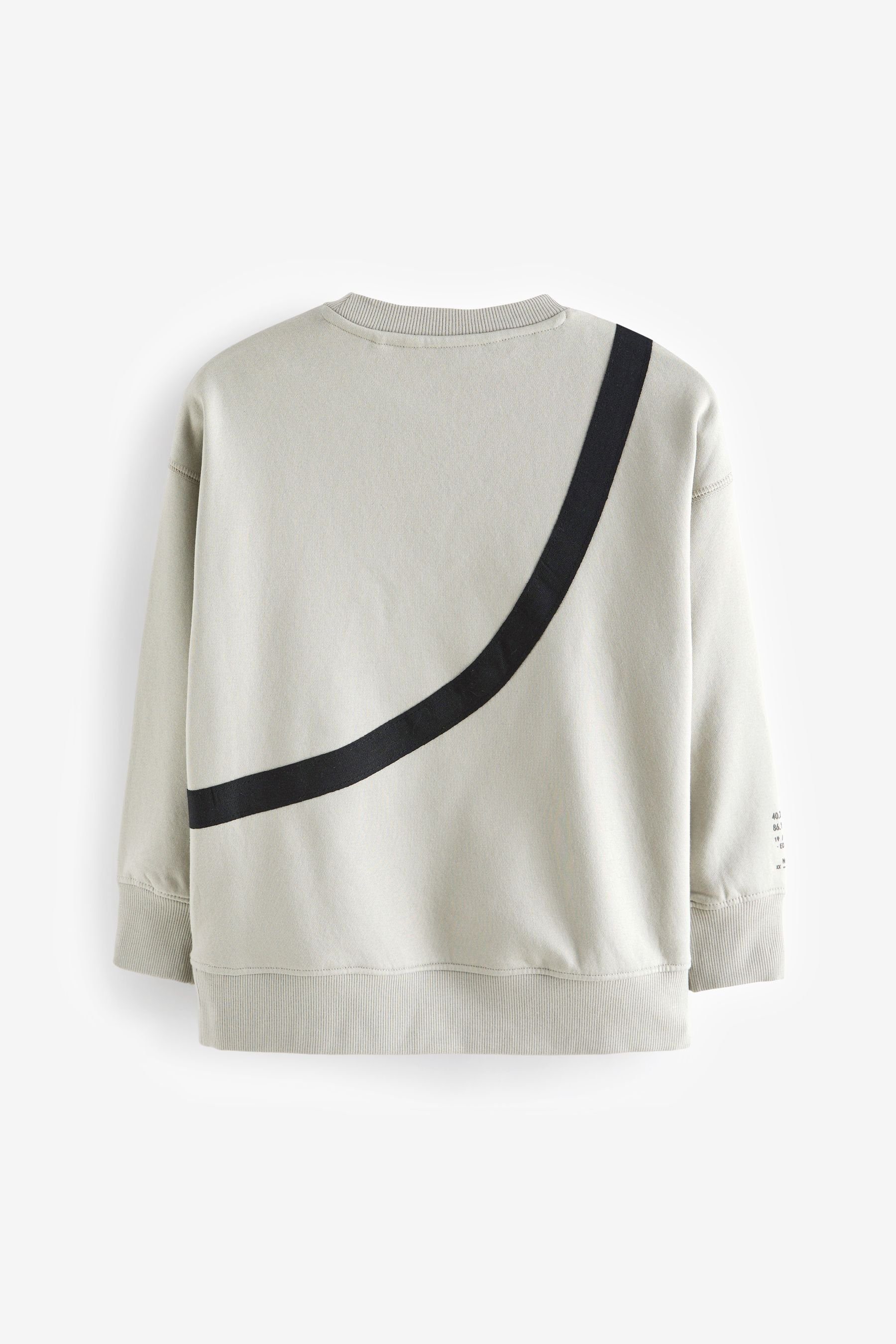 Next Tasche (1-tlg) Sweatshirt Rundhals-Sweatshirt mit