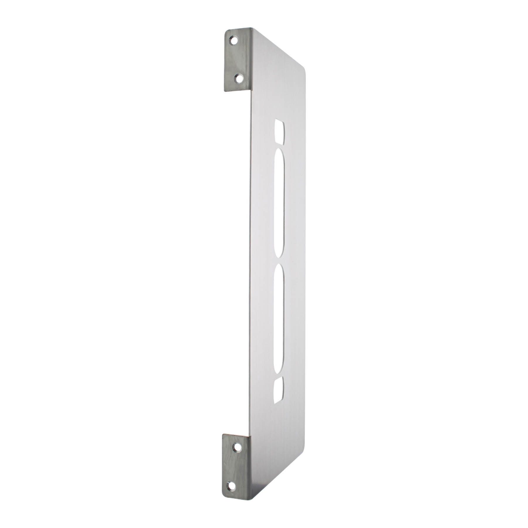 FEPS Schließblech Universal Türschonblech D=65mm Edelstahl gebürstet DIN links/rechts, 36,50 × 13,93 × 2,41 cm