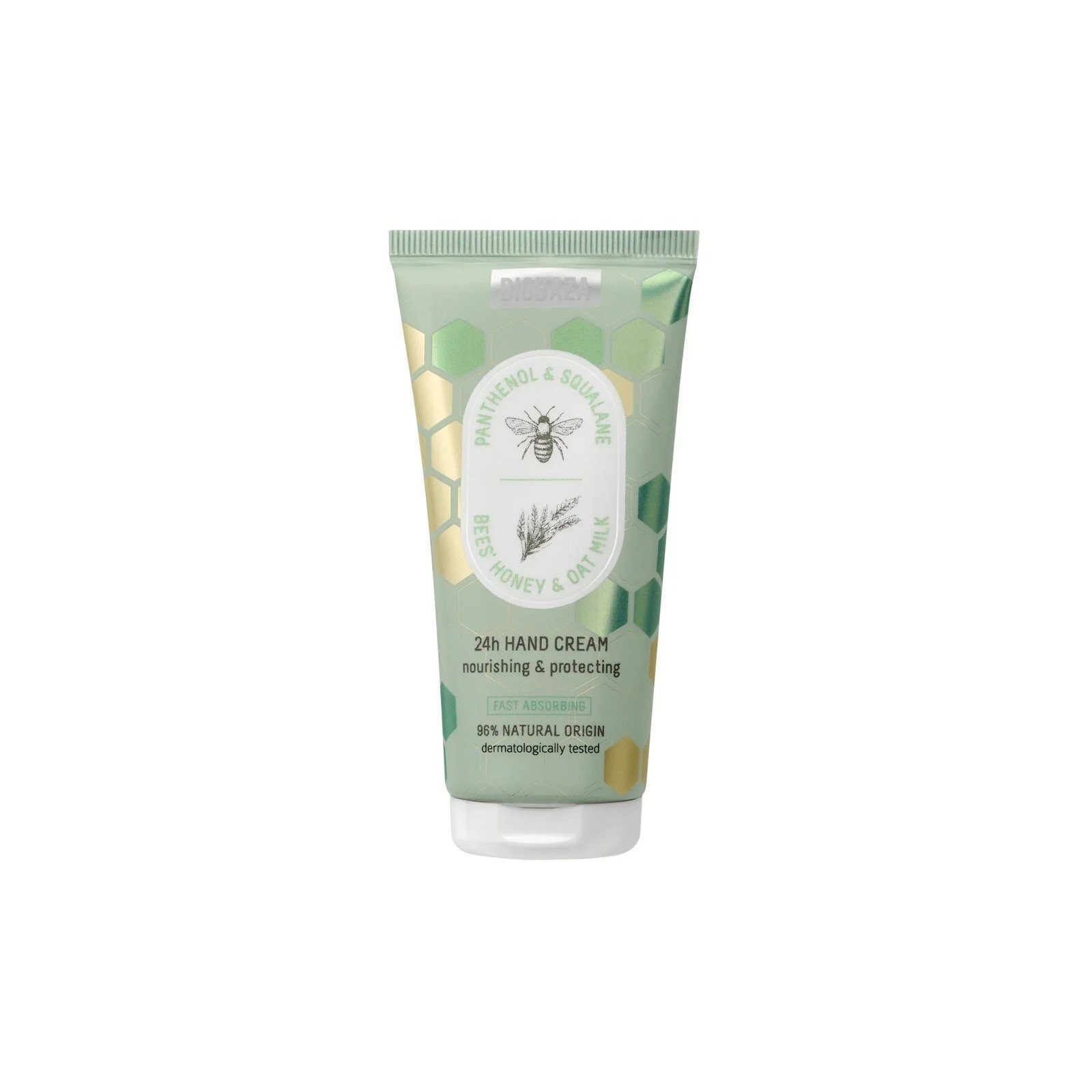 Biobaza Handcreme Biobaza, Bienenhonig und Hafermilch, feuchtigkeitsspendend