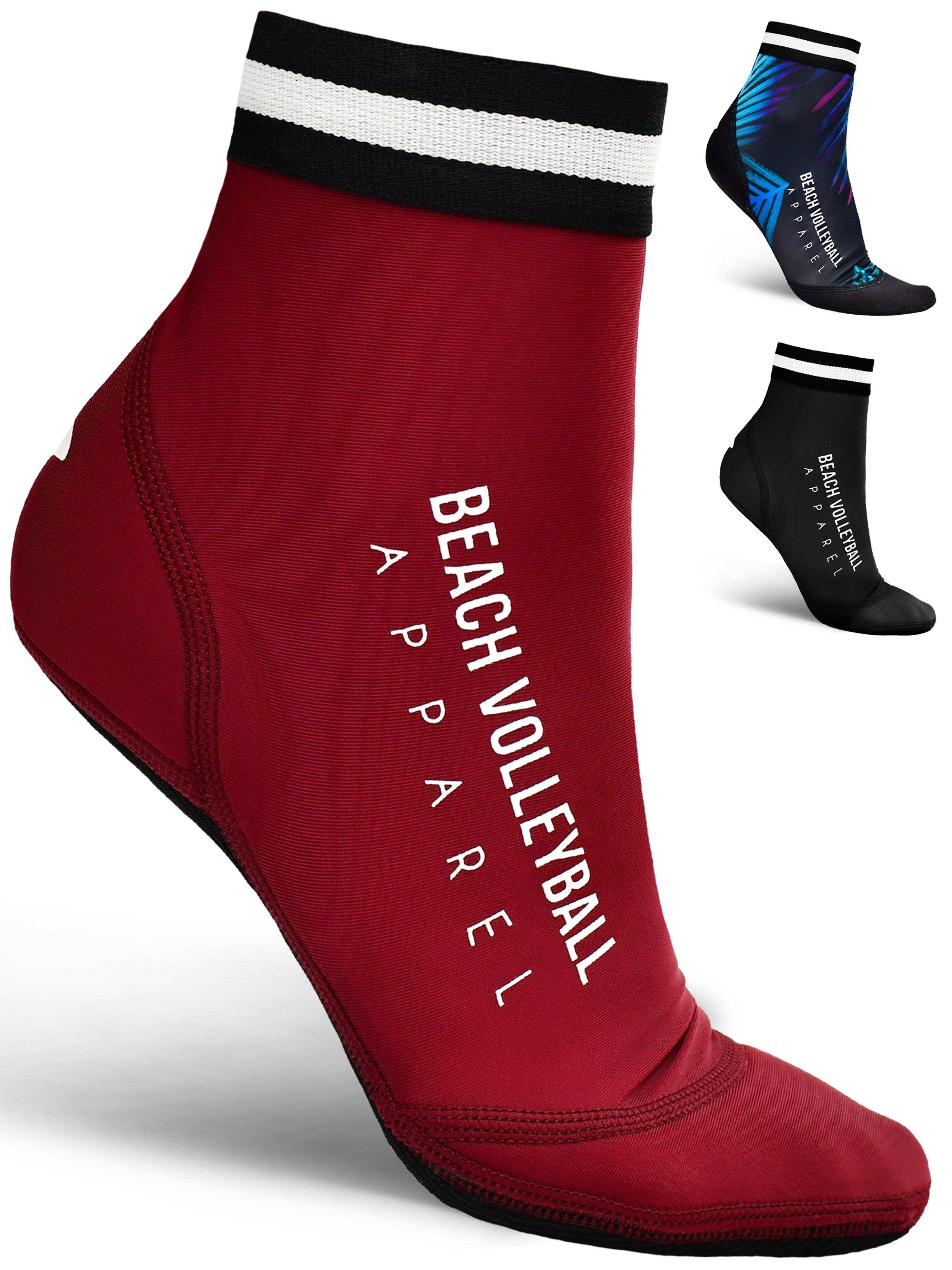 Beach Volleyball Apparel Neoprensocken Beachvolleyball Шкарпетки aus Neopren Schützende Beachsocken Herren Damen weich, leicht, robust