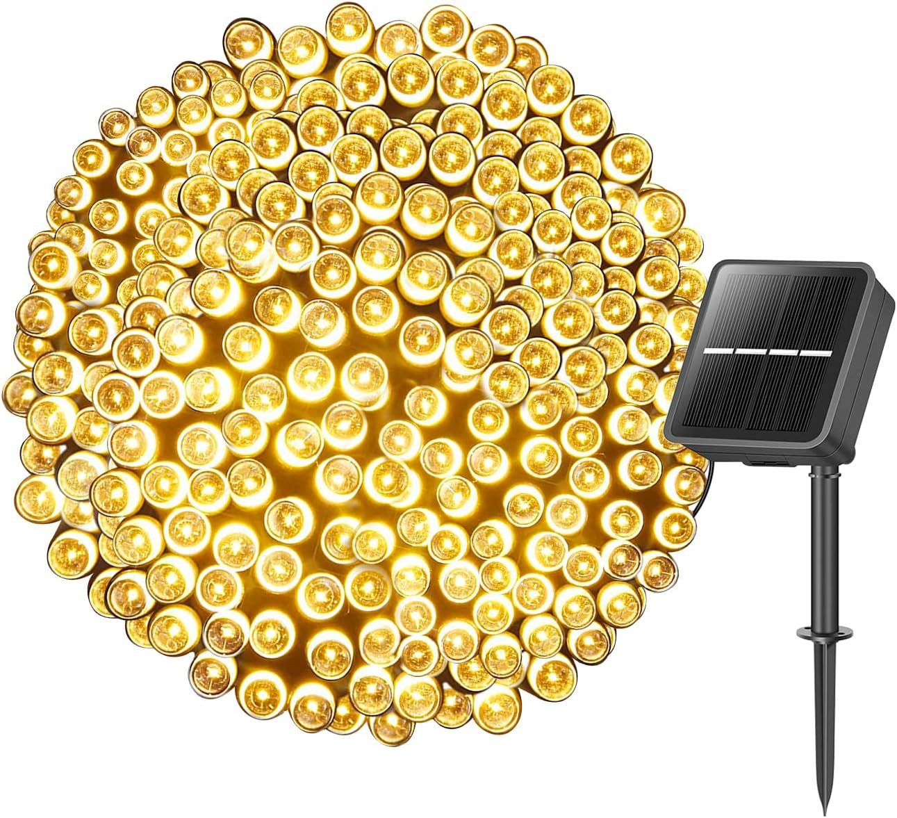 Tukrool LED-Lichterkette Solar-Lichterkette für den Außenbereich, günstig online kaufen