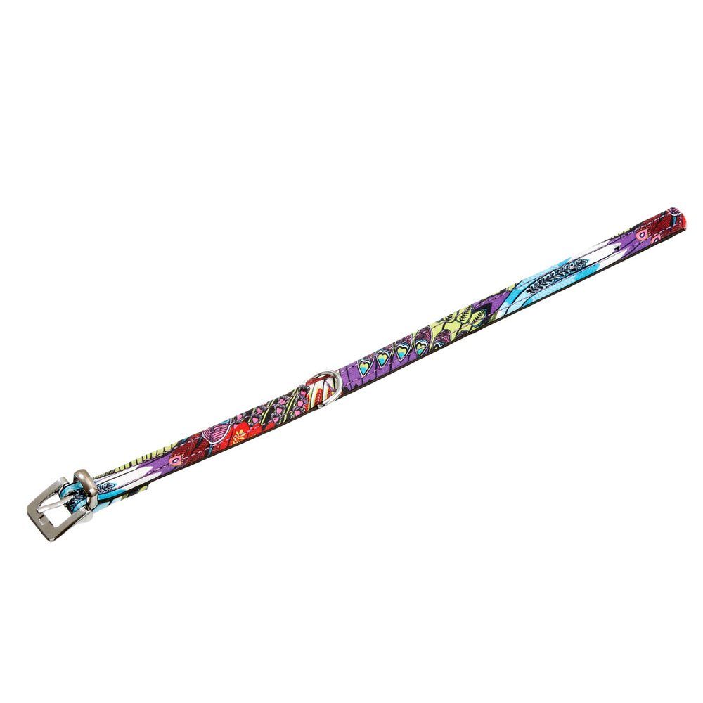 Karlie Hunde-Halsband Karlie Halsband Peacock - grün/schwarz Länge / Breite: 24 cm / 10 mm