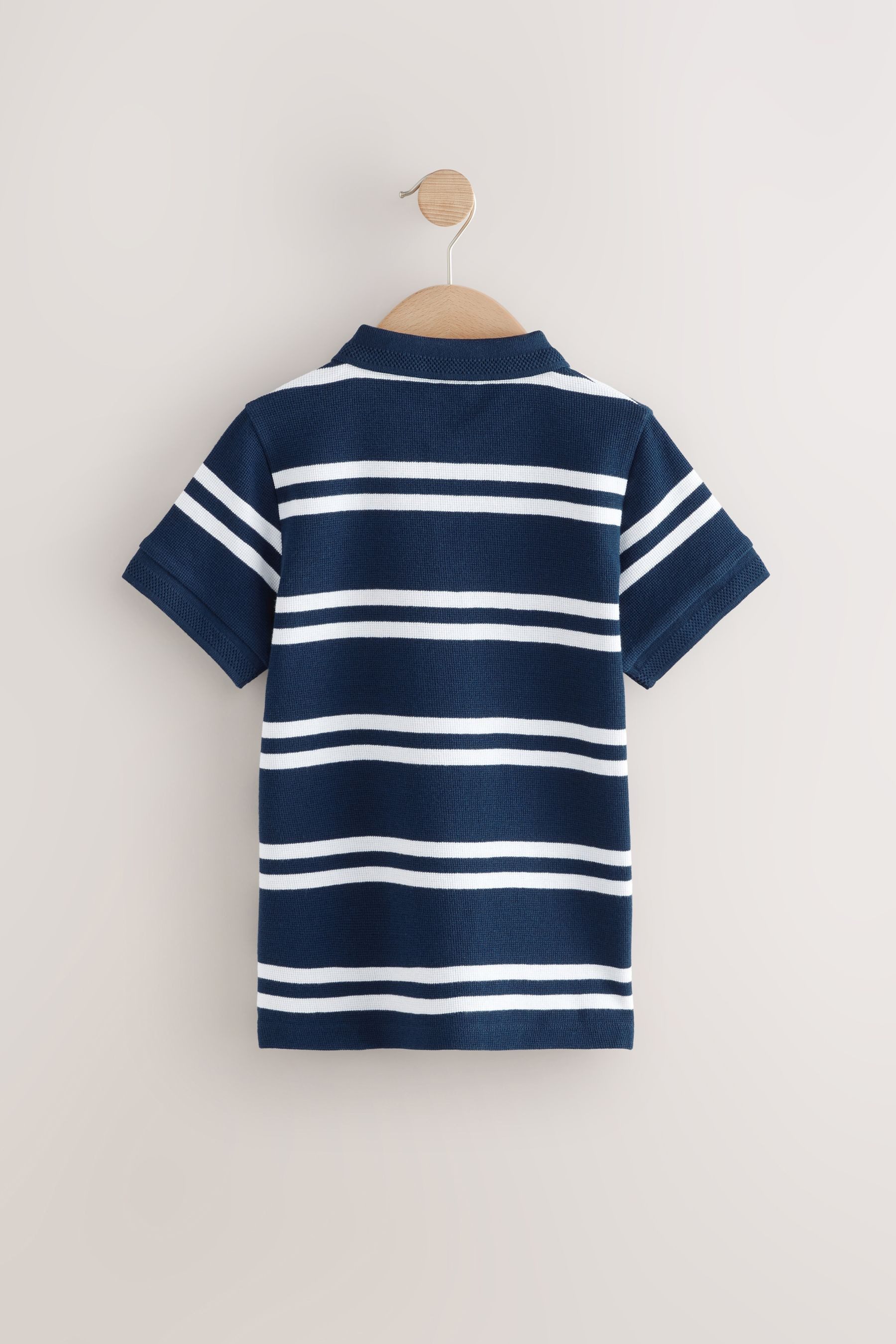 Next Poloshirt Kurzarm-Poloshirt 100 % Baumwolle (1-tlg) günstig online kaufen