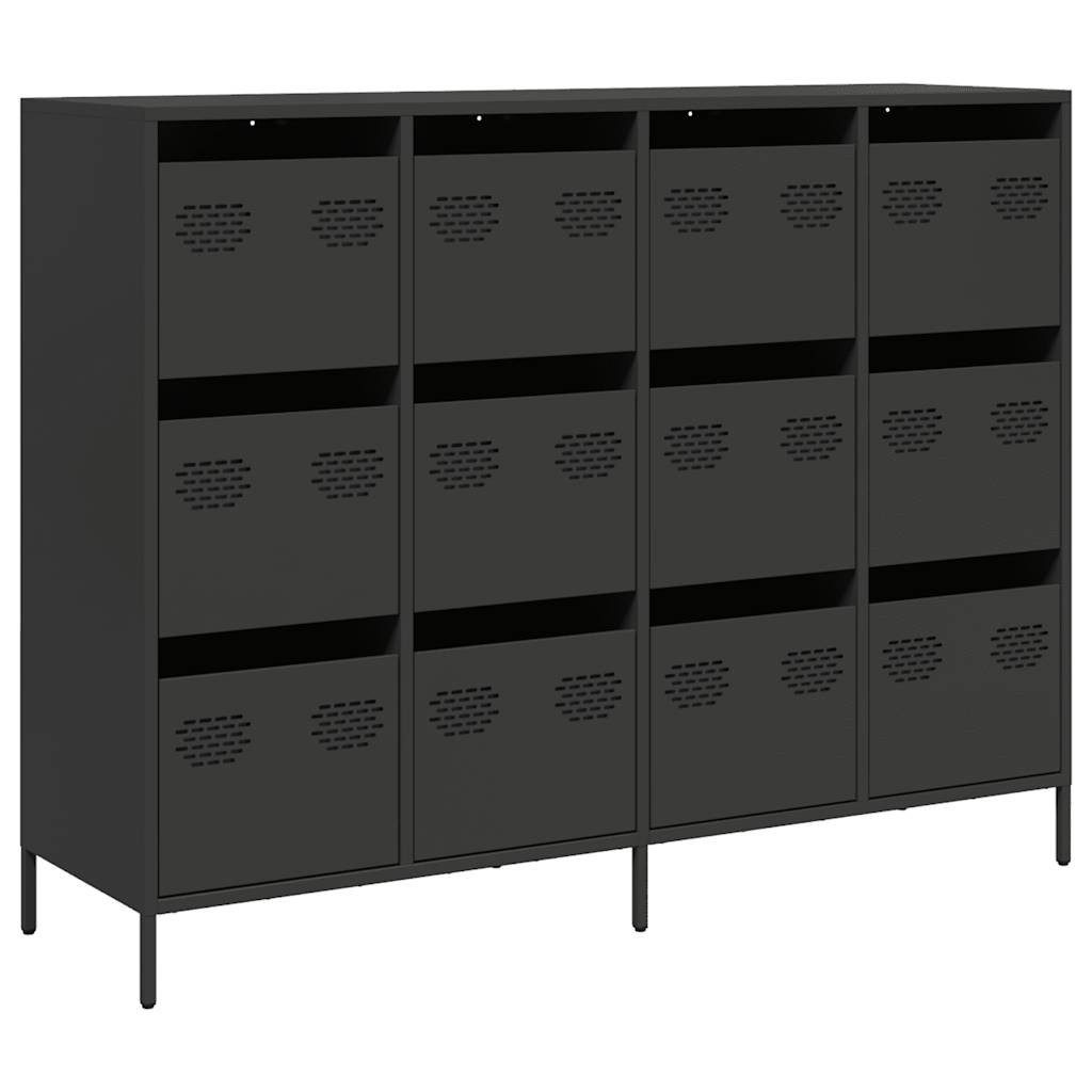 vidaXL Sideboard Sideboard Schwarz 135x39x103,5 cm günstig online kaufen